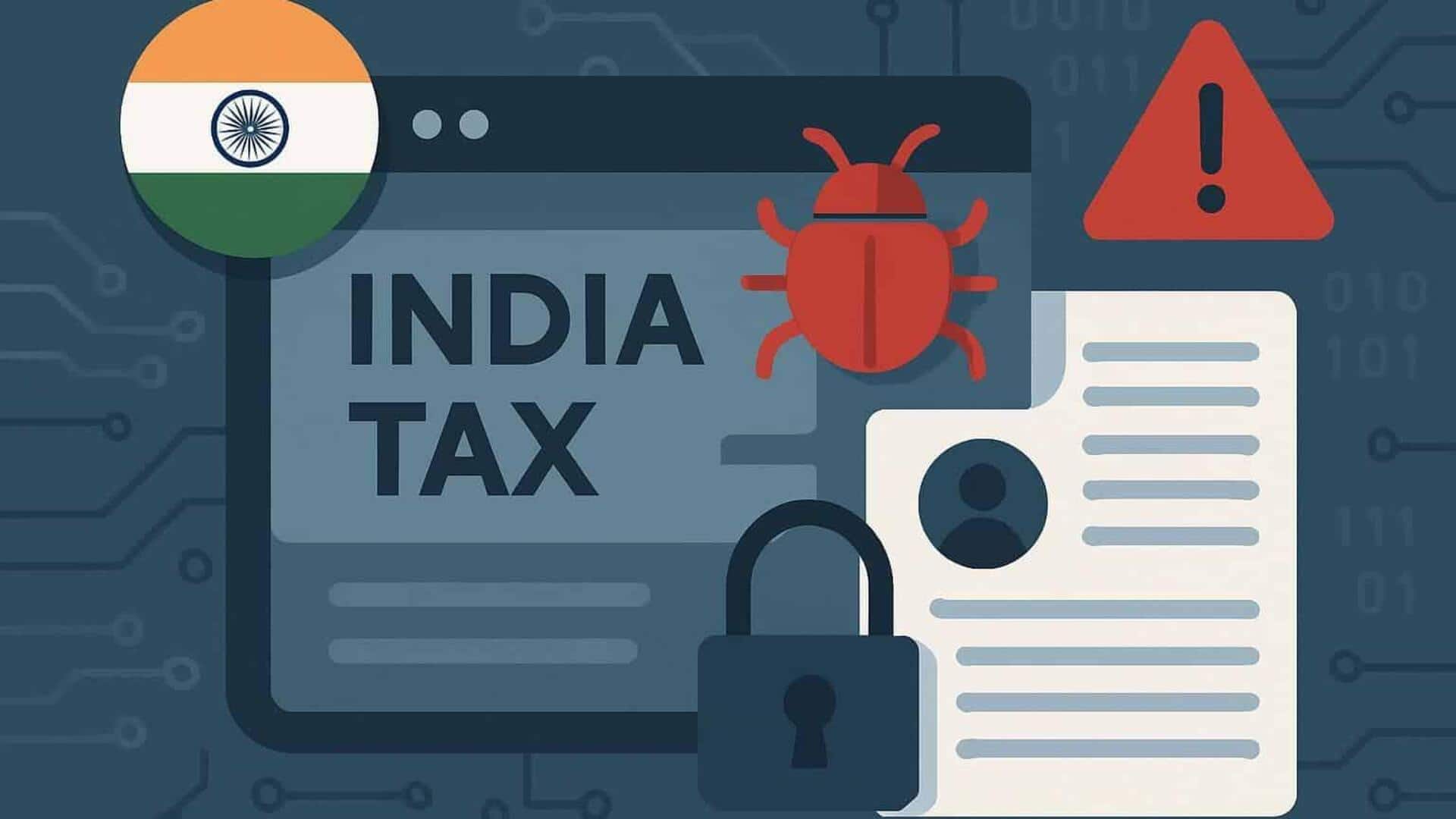 Income tax portal: భారత ఆదాయపన్ను వెబ్‌సైట్‌లో సెక్యూరిటీ లోపం .. పన్ను చెల్లింపుదారుల వ్యక్తిగత సమాచారం బహిర్గతం 