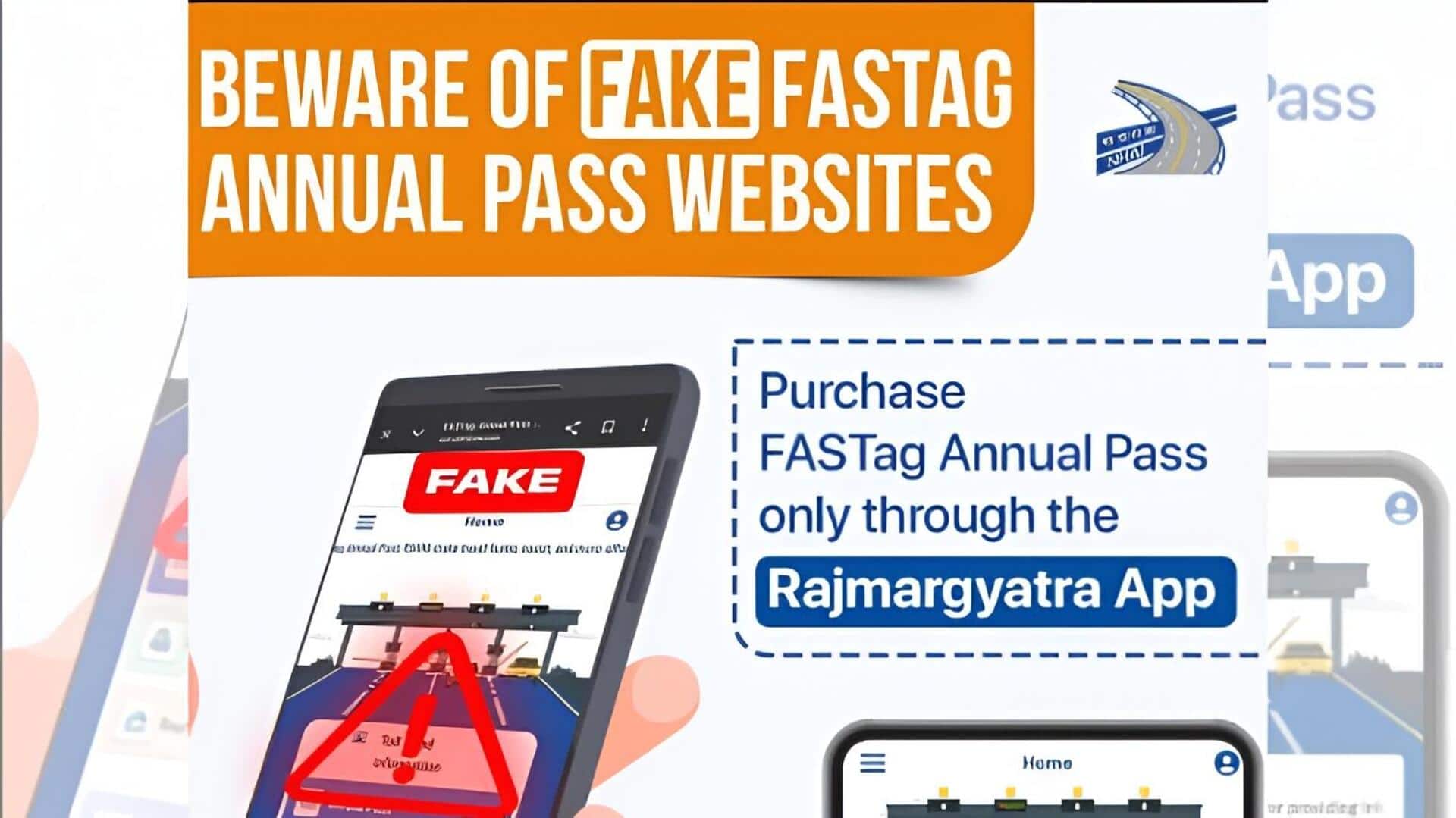 NHAI: నకిలీ ఫాస్ట్‌ట్యాగ్ వార్షిక పాస్‌లపై ఎన్‌హెచ్‌ఏఐ హెచ్చరిక