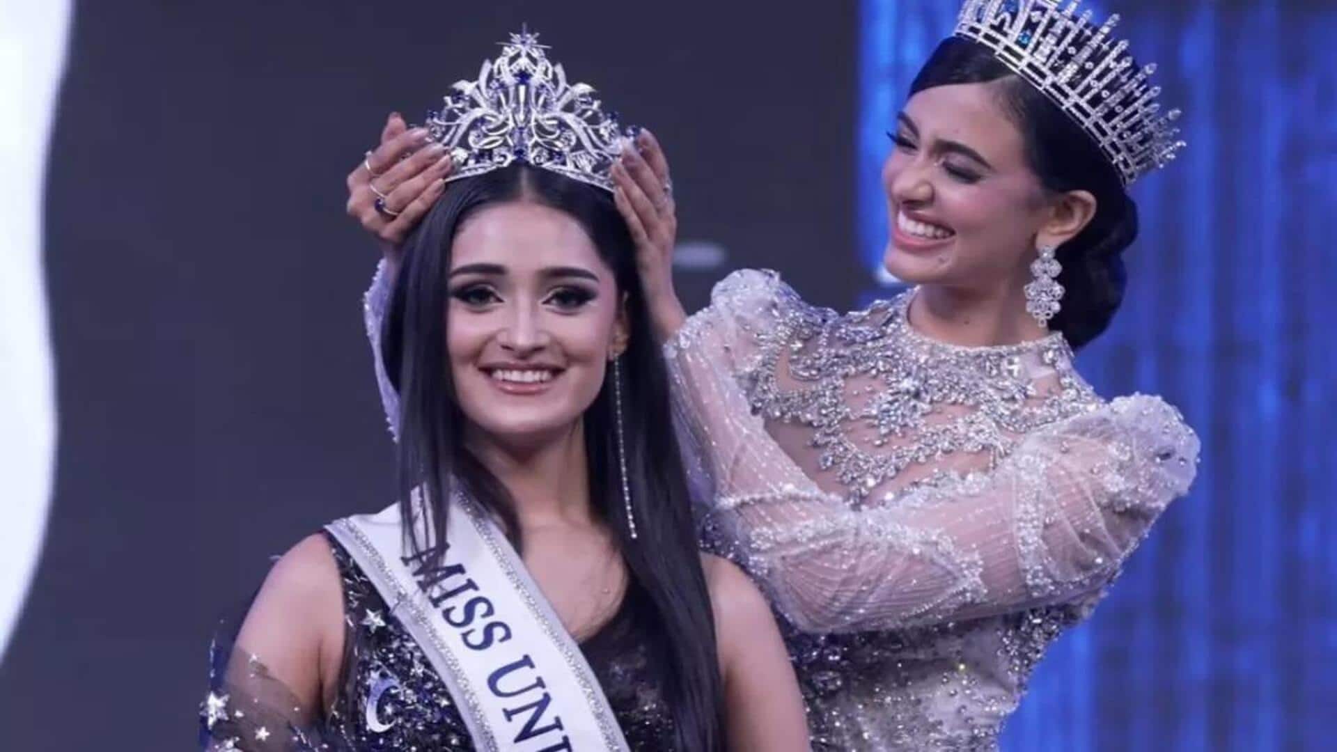 Manika Vishwakarma: 'మిస్ యూనివర్స్ ఇండియా 2025'గా మణిక విశ్వకర్మ Manika Vishwakarma: 'మిస్ యూనివర్స్ ఇండియా 2025'గా మణిక విశ్వకర్మ