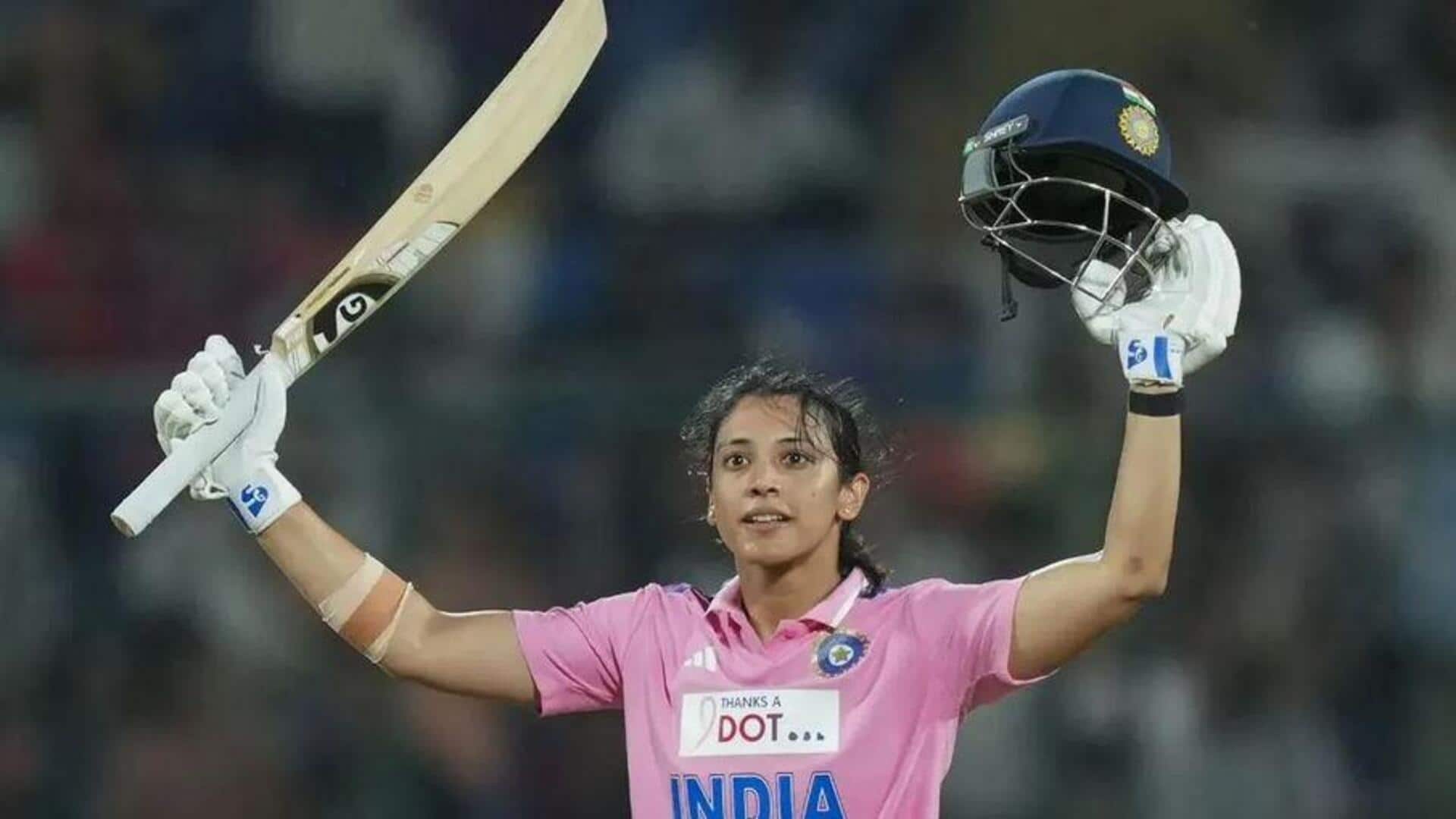 Smriti Mandhana: ఐసిసి మహిళల వన్డే ర్యాంకింగ్స్.. అగ్రస్థానంలో స్మృతి మంధాన Smriti Mandhana: ఐసిసి మహిళల వన్డే ర్యాంకింగ్స్.. అగ్రస్థానంలో స్మృతి మంధాన