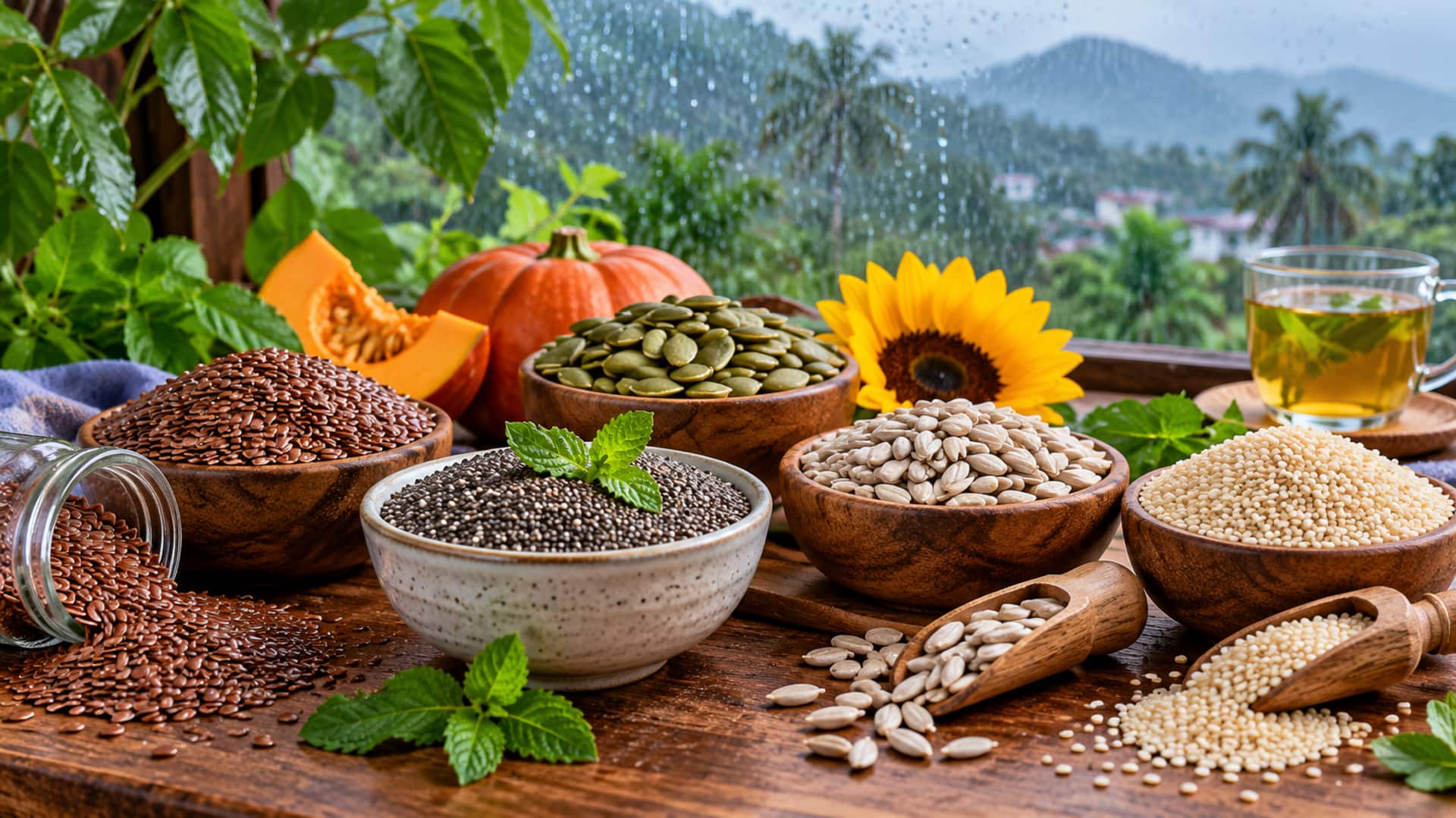 Monsoon Diet: రుతుపవనాల్లో ఈ 5 విత్తనాలు ఆహారంలో చేర్చుకోండి.. పోషకాలు ఎన్నో!