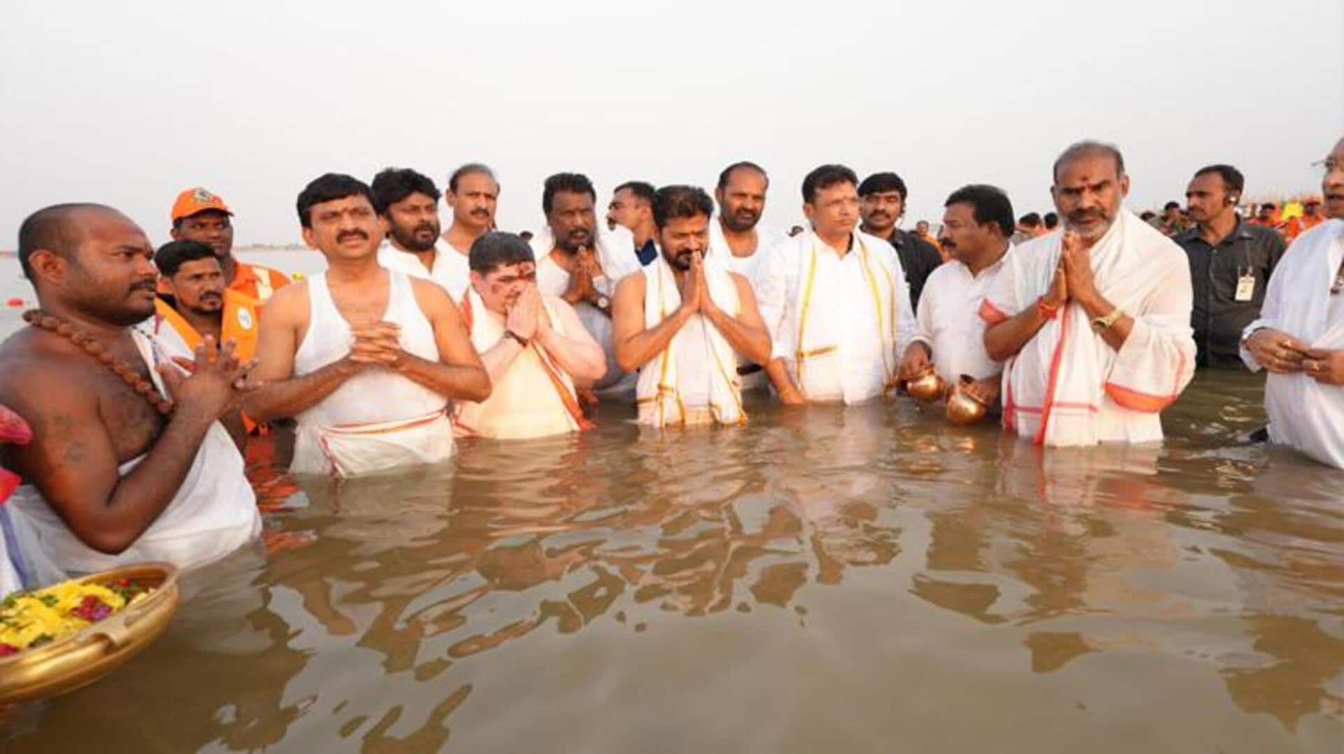 Saraswati Pushkaralu: కాళేశ్వరం అభివృద్ధికి రూ.200 కోట్ల నిధులు: రేవంత్ రెడ్డి Saraswati Pushkaralu: కాళేశ్వరం అభివృద్ధికి రూ.200 కోట్ల నిధులు: రేవంత్ రెడ్డి