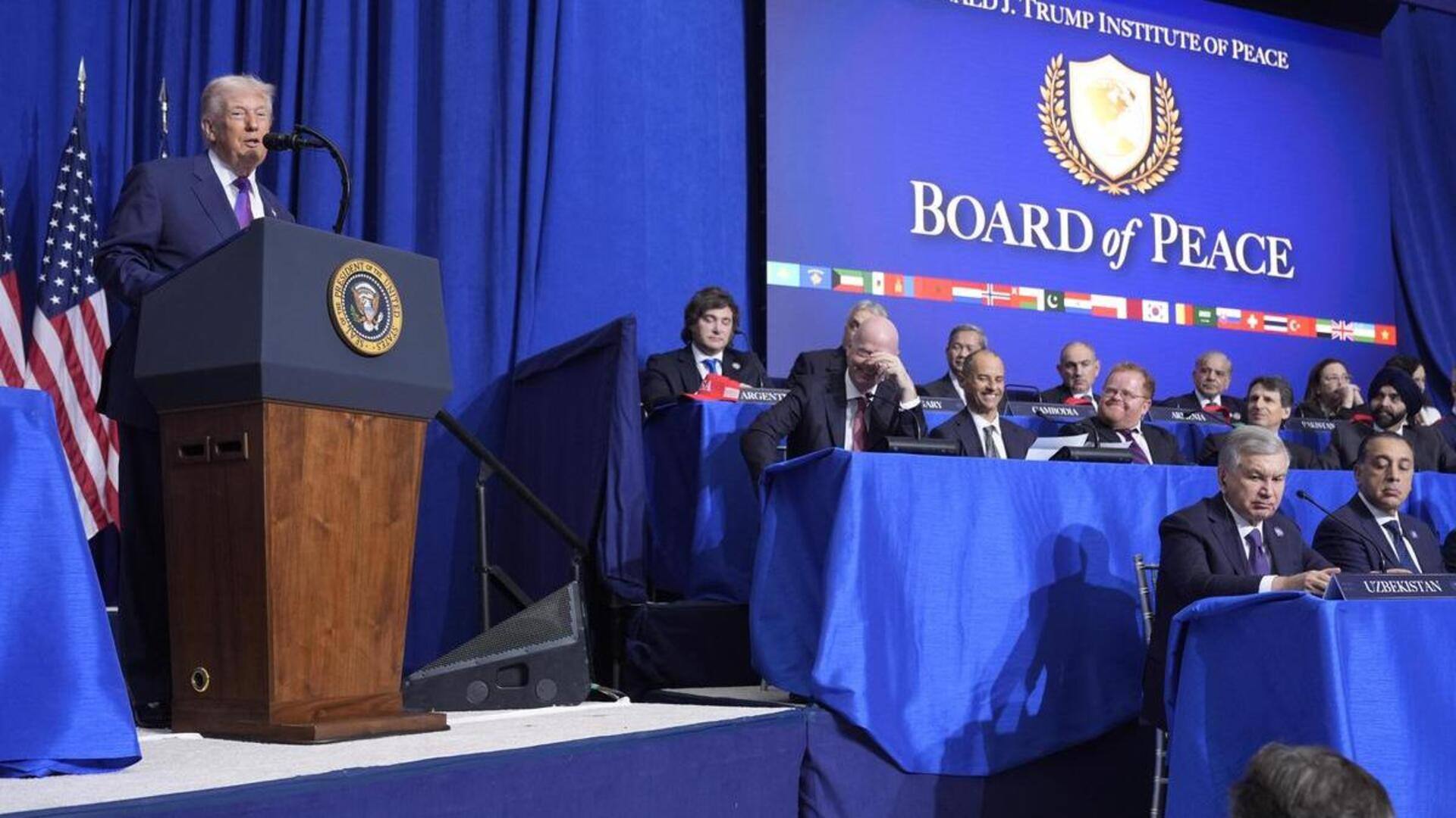 Tump: గాజా పునరావాసానికి 700 కోట్ల డాలర్లు: శాంతి మండలిలో నిర్ణయం: ట్రంప్