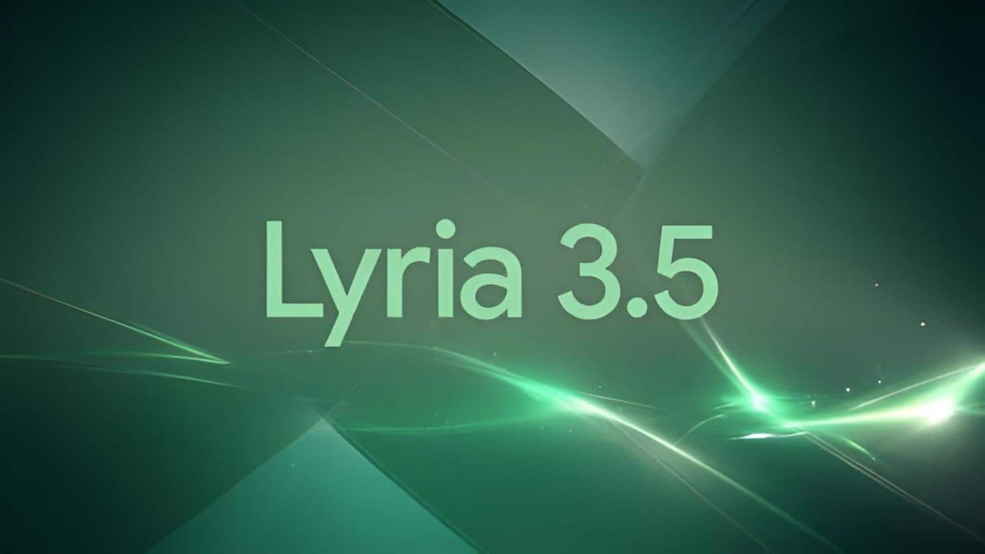 Google's Lyria 3.5: గూగుల్ లిరియా 3.5 ఏఐ వచ్చేసింది.. మరింత సహజమైన వోకల్స్, మెరుగైన లిరిక్స్