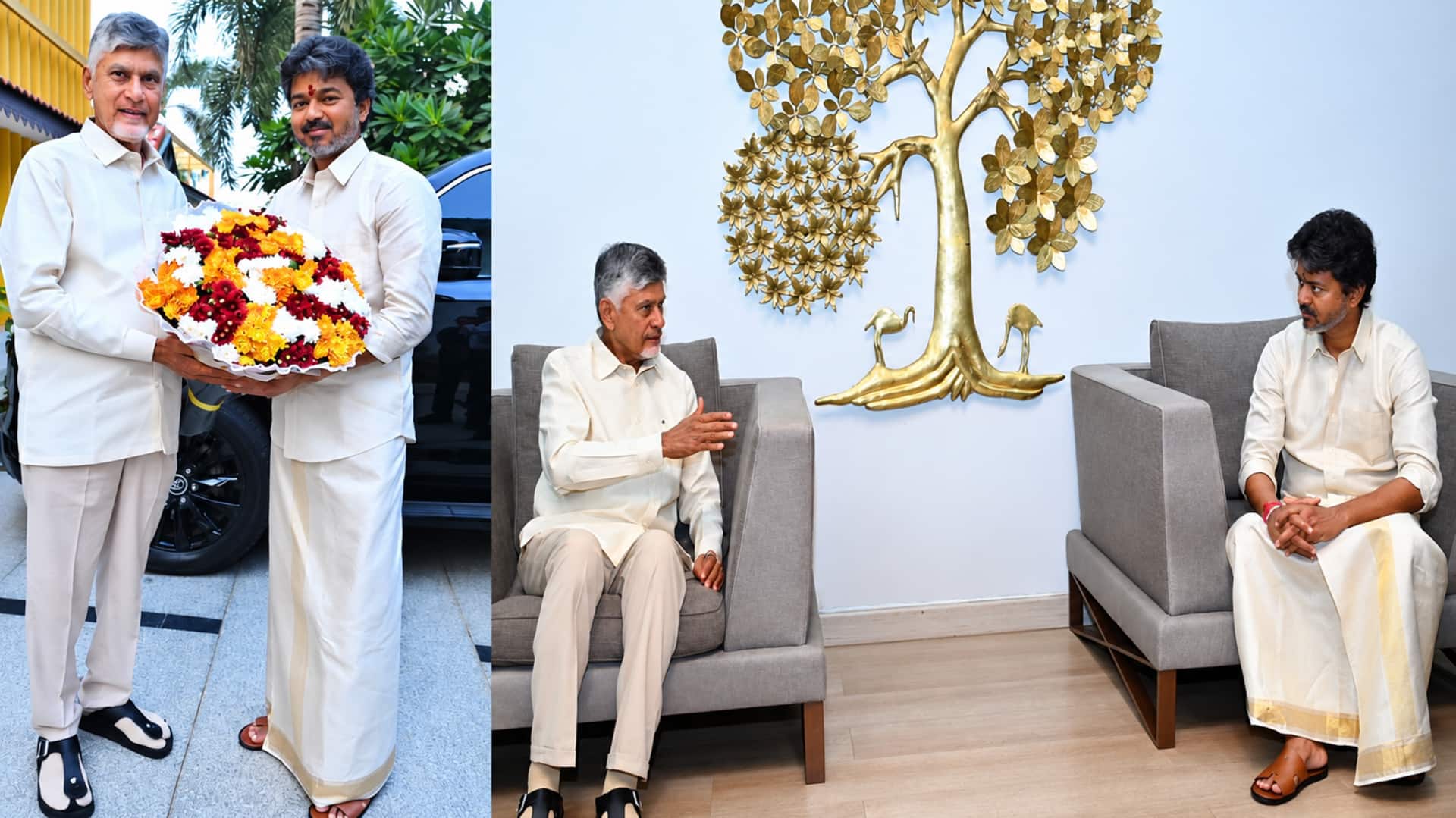 Chandrababu: గోదావరి-కావేరి అనుసంధానానికి పెద్దన్న పాత్ర పోషించండి: చంద్రబాబుకు విజయ్ విజ్ఞప్తి