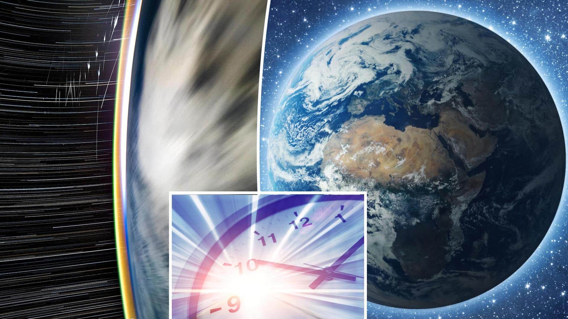Earth: భూభ్రమణ వేగం వల్ల 'నేడు 24 గంటల్లో' స్వల్ప తగ్గుదల Earth: భూభ్రమణ వేగం వల్ల 'నేడు 24 గంటల్లో' స్వల్ప తగ్గుదల