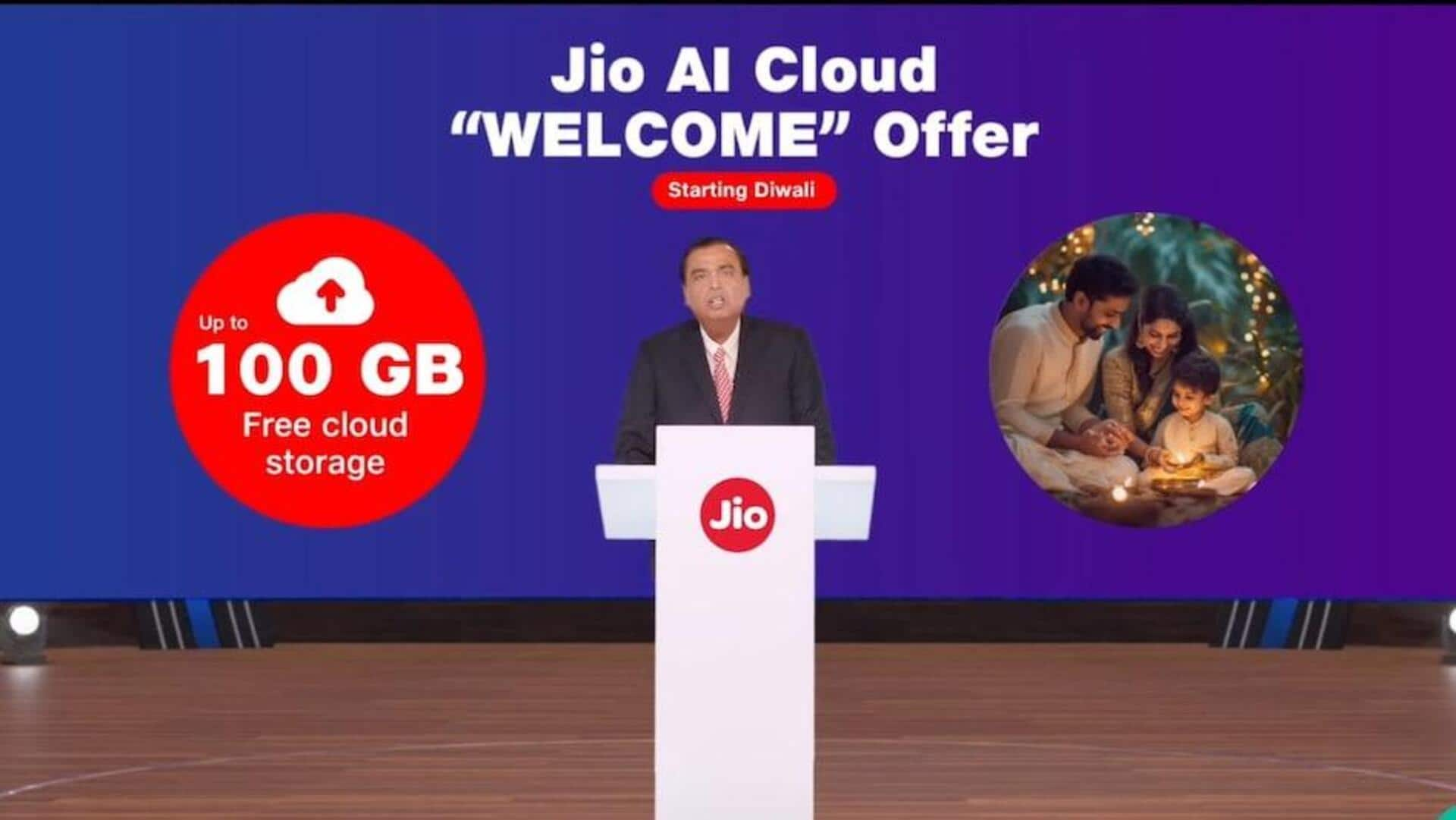 Jio: జియో వినియోగదారులకు శుభవార్త.. 100 GB ఉచిత క్లౌడ్ స్టోరేజీ 