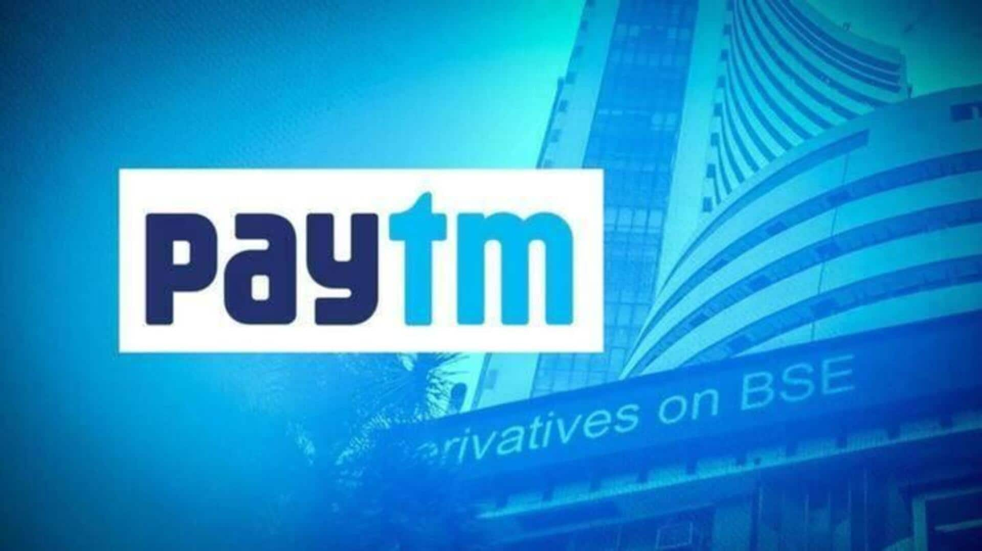 Paytm షేర్లు మళ్ళీ ఢమాల్.. 3 సెషన్లలో 42% తగ్గిన షేర్లు 