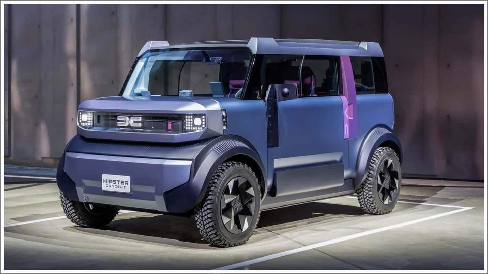 Smart EV: డాసియా హిప్స్టర్..150 కి.మీ రేంజ్,ఆకర్షణీయమైన డిజైన్, ఫీచర్లు, ధర వివరాలు! Smart EV: డాసియా హిప్స్టర్..150 కి.మీ రేంజ్,ఆకర్షణీయమైన డిజైన్, ఫీచర్లు, ధర వివరాలు!