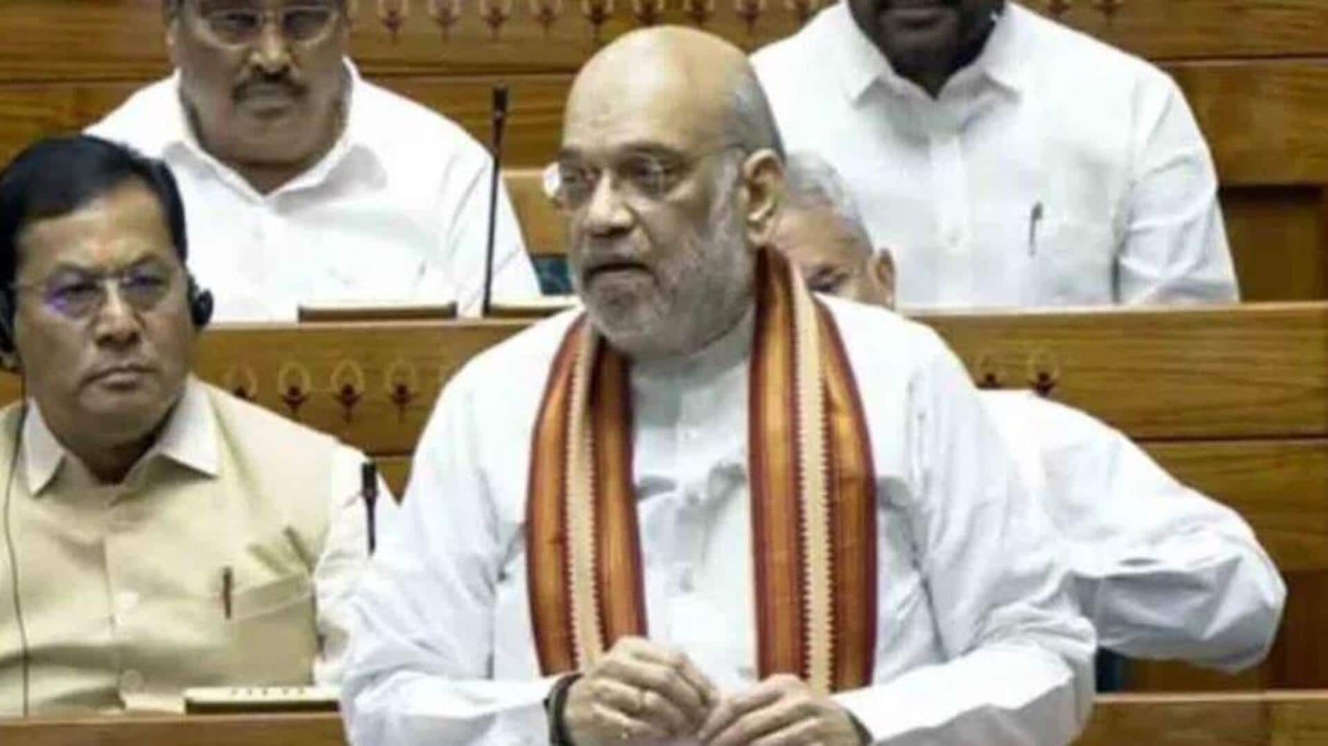 Amit Shah : పహల్గాం ఉగ్రదాడికి ప్రతీకారం.. ముగ్గురు ఉగ్రవాదులు హతం.. లోక్‌సభలో అమిత్ షా ప్రకటన