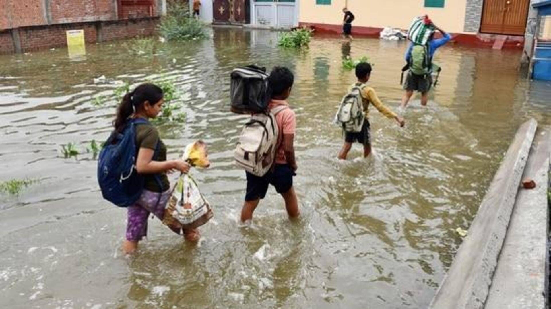 Uttarpradesh: ఉత్తర్‌ప్రదేశ్‌ను ముంచెత్తిన వరదలు.. జనజీవనం అస్తవ్యస్తం
