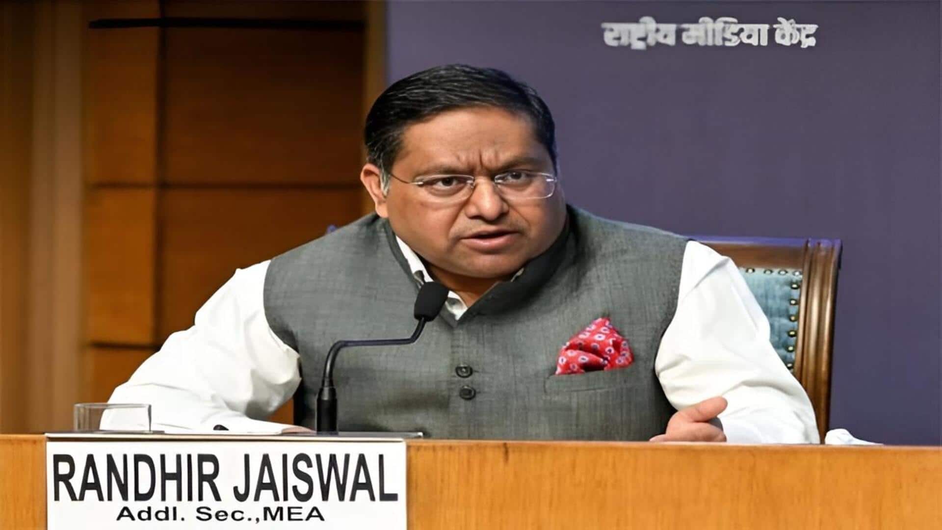 Randhir Jaiswal: జమ్ముకశ్మీర్‌పై చైనా-పాక్ వ్యాఖ్యలు.. భారత్ తీవ్ర ఆగ్రహం