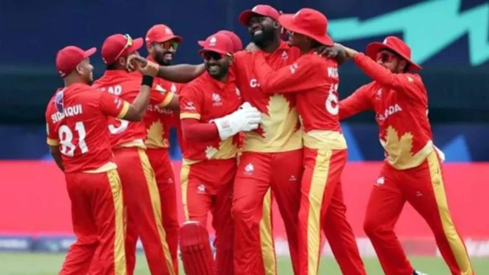 Canada: 2026 టీ20 వరల్డ్కప్లో చోటు సంపాదించిన కెనడా Canada: 2026 టీ20 వరల్డ్కప్లో చోటు సంపాదించిన కెనడా