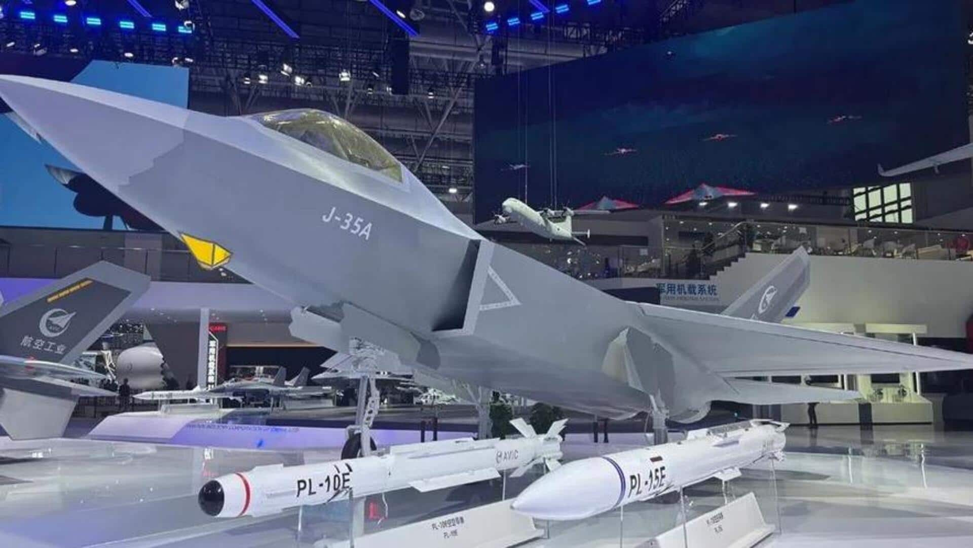 China J-35A: అమెరికా, మిత్ర దేశాలకు ఆందోళన.... చైనా 'సైలెంట్ కిల్లర్' ప్రదర్శన China J-35A: అమెరికా, మిత్ర దేశాలకు ఆందోళన.... చైనా 'సైలెంట్ కిల్లర్' ప్రదర్శన