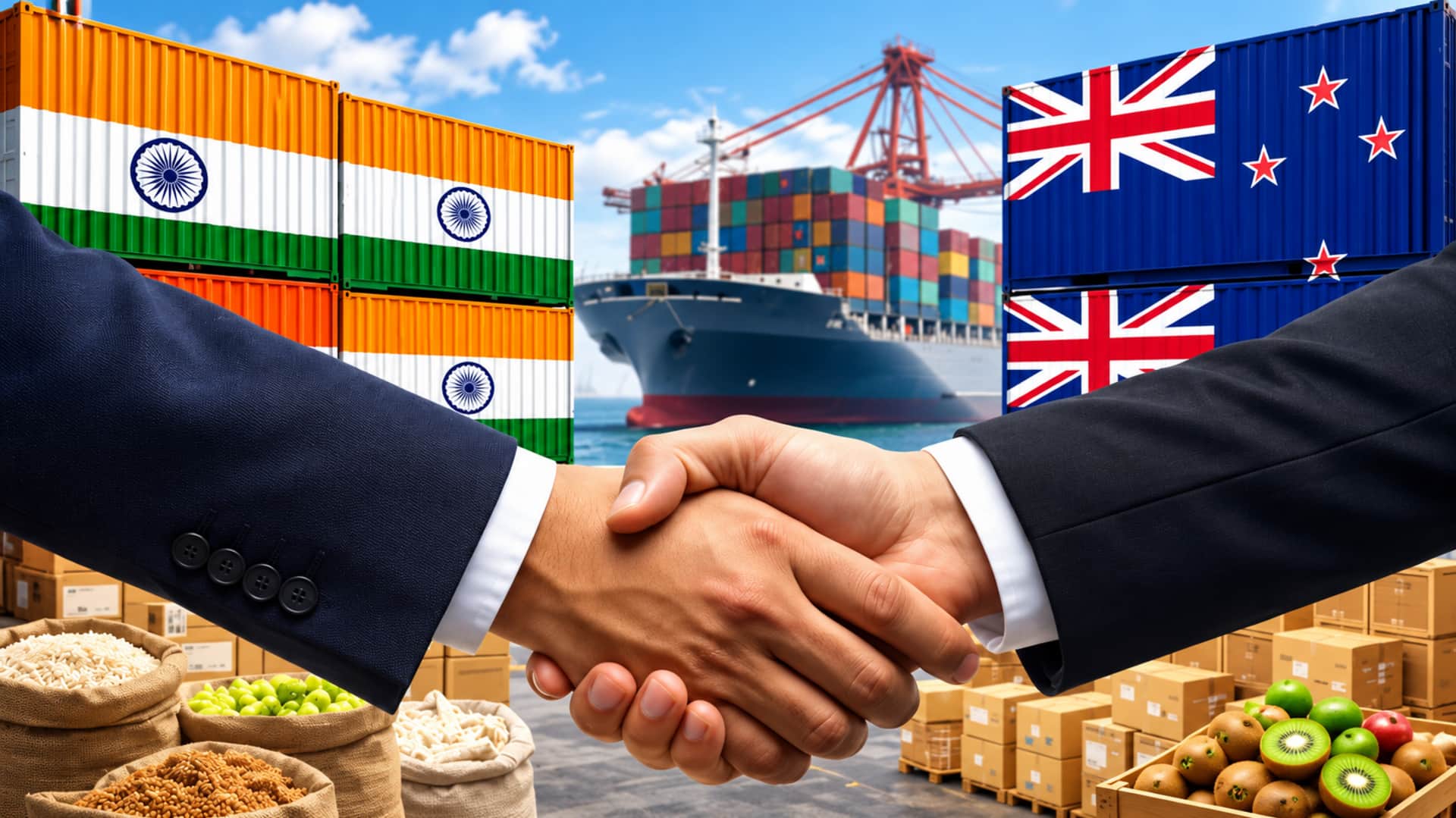 New Zealand -India trade deal: భారత్‌తో న్యూజిలాండ్‌ భారీ వాణిజ్య ఒప్పందం.. 95% ఎగుమతులపై సుంకాల తగ్గింపు