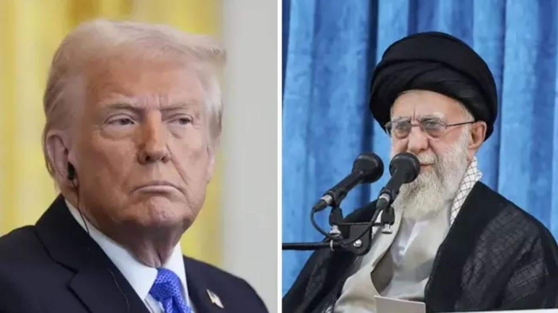 Iran: డీల్ కావాలంటే ఖమేనీకి గౌరవం ఇవ్వాలి : ట్రంప్కు ఇరాన్ హితవు Iran: డీల్ కావాలంటే ఖమేనీకి గౌరవం ఇవ్వాలి : ట్రంప్కు ఇరాన్ హితవు