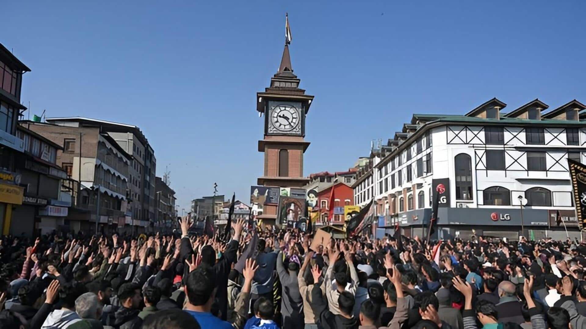 Kashmir: భారీ నిరసనలు.. శ్రీనగర్‌లో ఇంటర్నెట్ సేవల నిలిపివేత