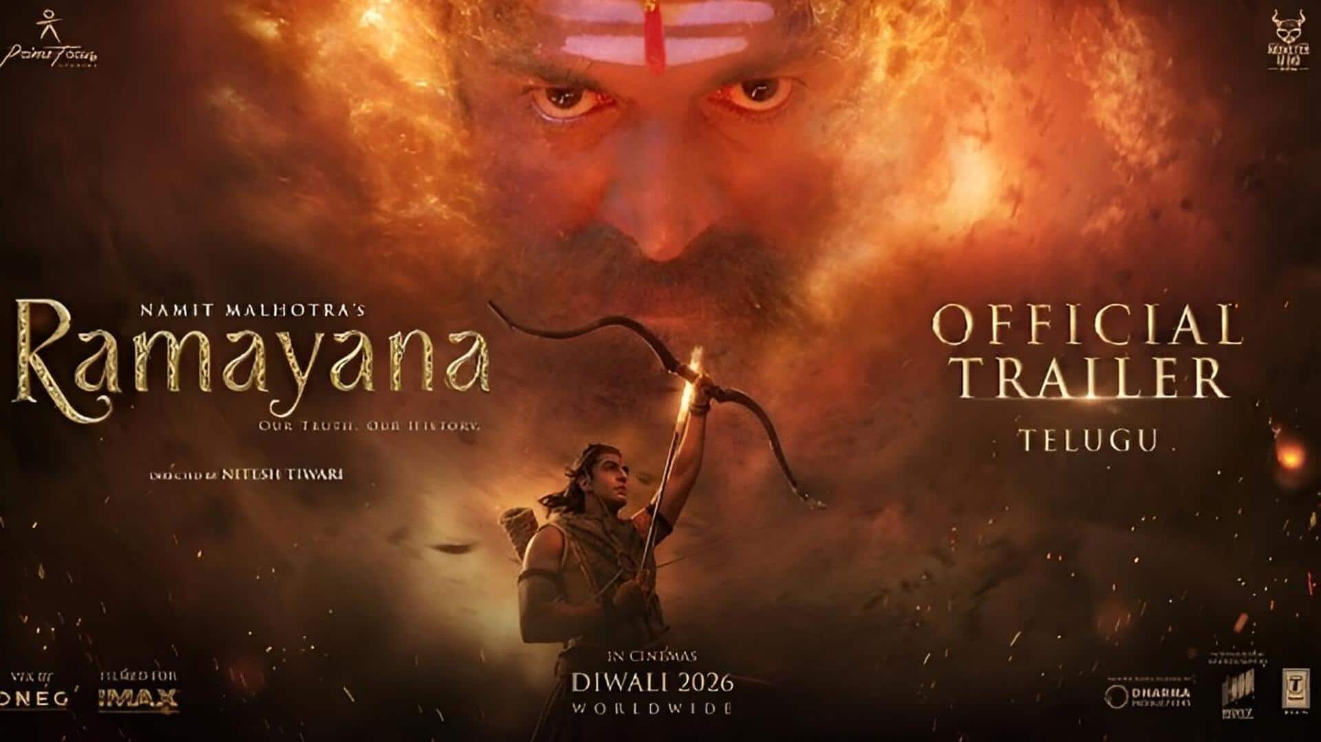 Ramayana Trailer: యుగాల కథకు నూతన రూపం.. ప్రతి ఫ్రేమ్‌లో మహోన్నతం.. 'రామాయణ' ట్రైలర్‌ విశేషాలివే!