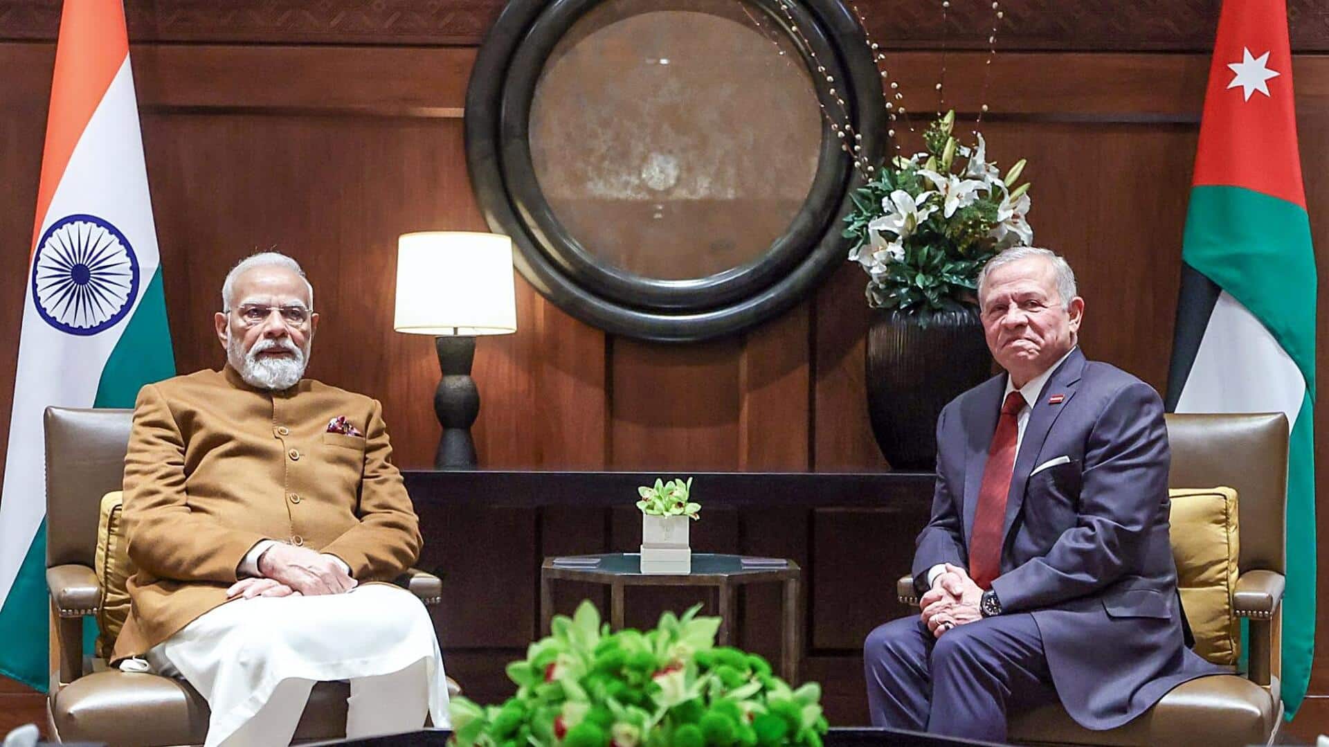 PM Modi: జోర్డాన్‌ రాజుతో ప్రధాని మోదీ భేటీ.. ద్వైపాక్షిక సంబంధాల బలోపేతంపై చర్చ