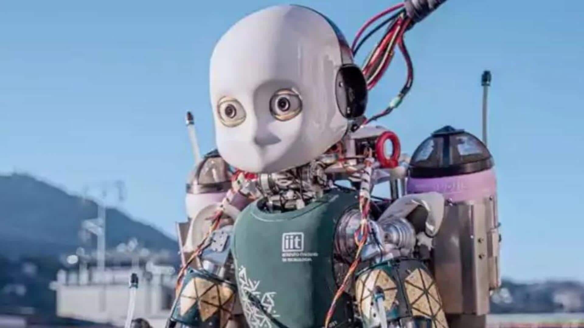 Humanoid robot: ఇటలీ శాస్త్రవేత్తల వినూత్న ఆవిష్కరణ.. ప్రపంచంలోనే తొలి ఎగిరే హ్యూమనాయిడ్‌ రోబో!