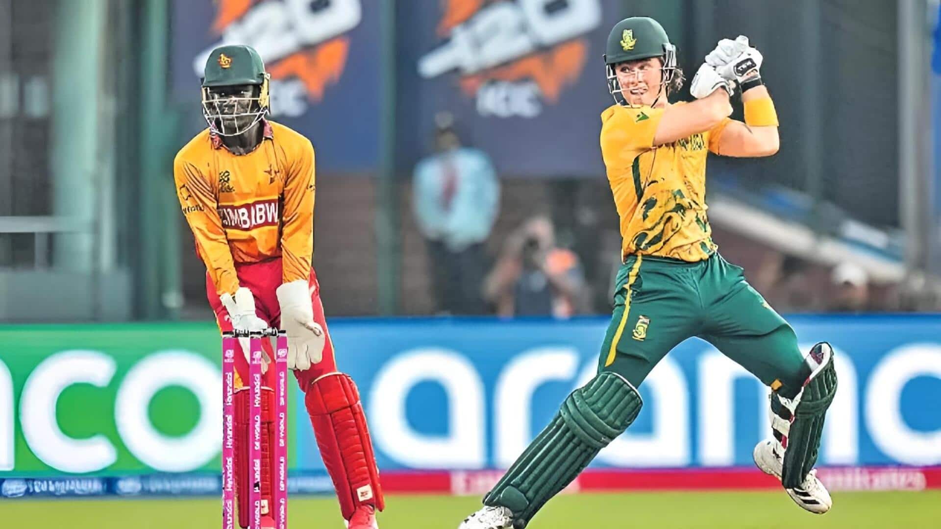 T20 World Cup: జింబాబ్వేపై దక్షిణాఫ్రికా గెలుపు