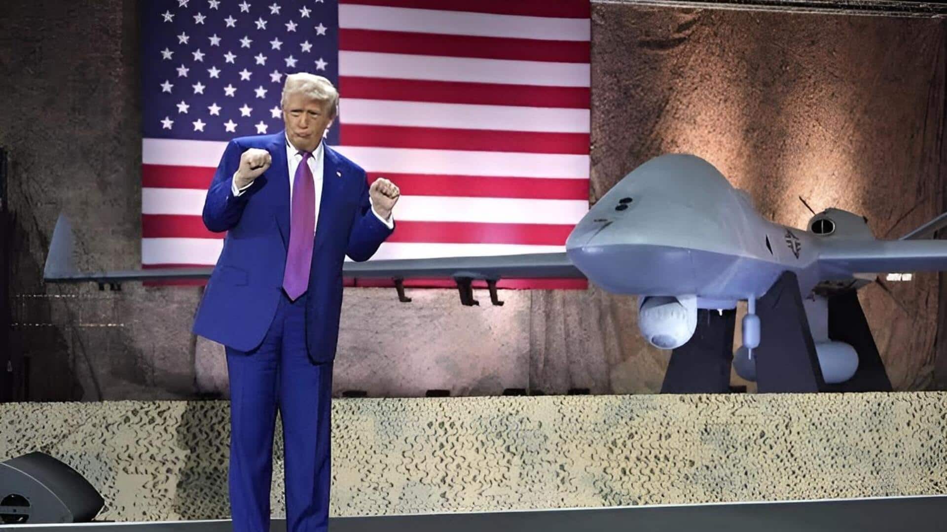 Donald Trump : చైనాకు ట్రంప్ షాక్.. విదేశీ డ్రోన్లపై 100 శాతం టారిఫ్ విధింపు