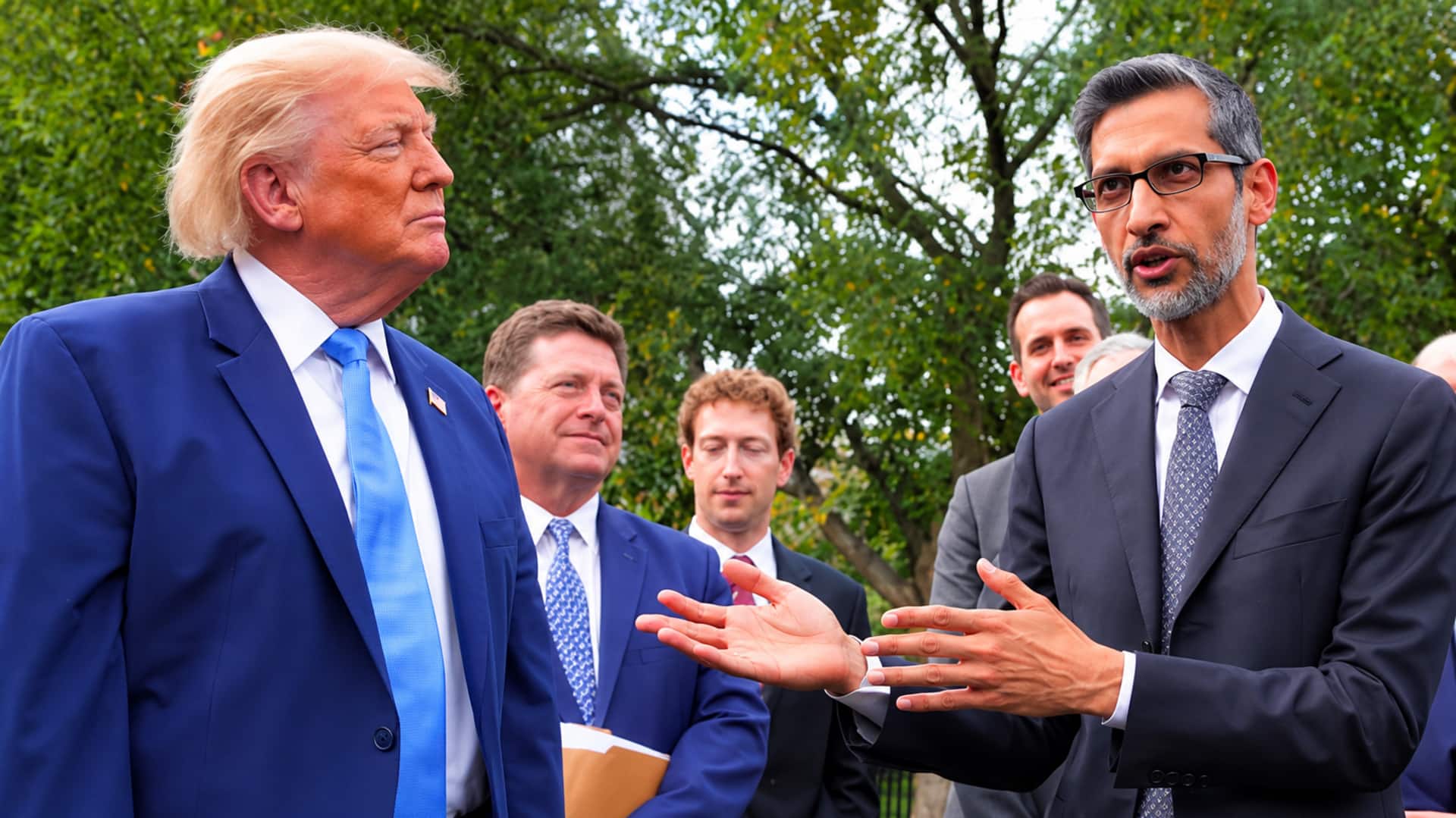 Trump: 'ఆయనో మాన్‌స్టర్.. కానీ ఎవరికీ తెలియదు'.. పిచాయ్‌పై ట్రంప్ వ్యాఖ్యలు