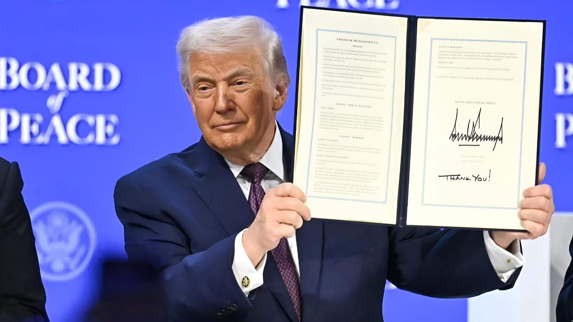 Trump: గాజా పునర్నిర్మాణానికి 5 బిలియన్ డాలర్ల హామీ: ట్రంప్