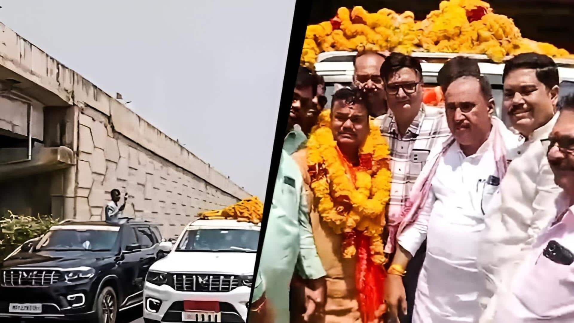 Saubhagya Singh Thakur: ప్రధాని సూచనలు పక్కనపెట్టి.. 50 కార్ల కాన్వాయ్‌తో బీజేపీ నేత భారీ ర్యాలీ.. మధ్యప్రదేశ్‌లో రాజకీయ దుమారం