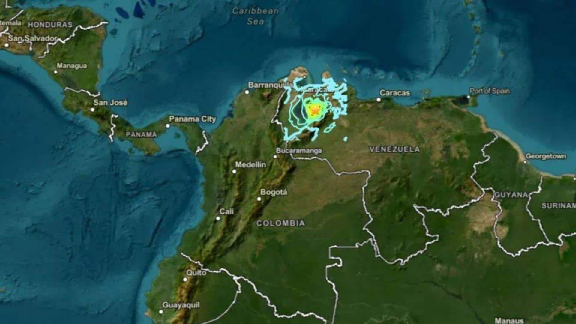 Venezuela Earthquake: వెనిజులాలో 6.2 తీవ్రతతో భారీ భూకంపం.. భయంతో ఇళ్ల నుంచి పరుగులు పెట్టిన ప్రజలు