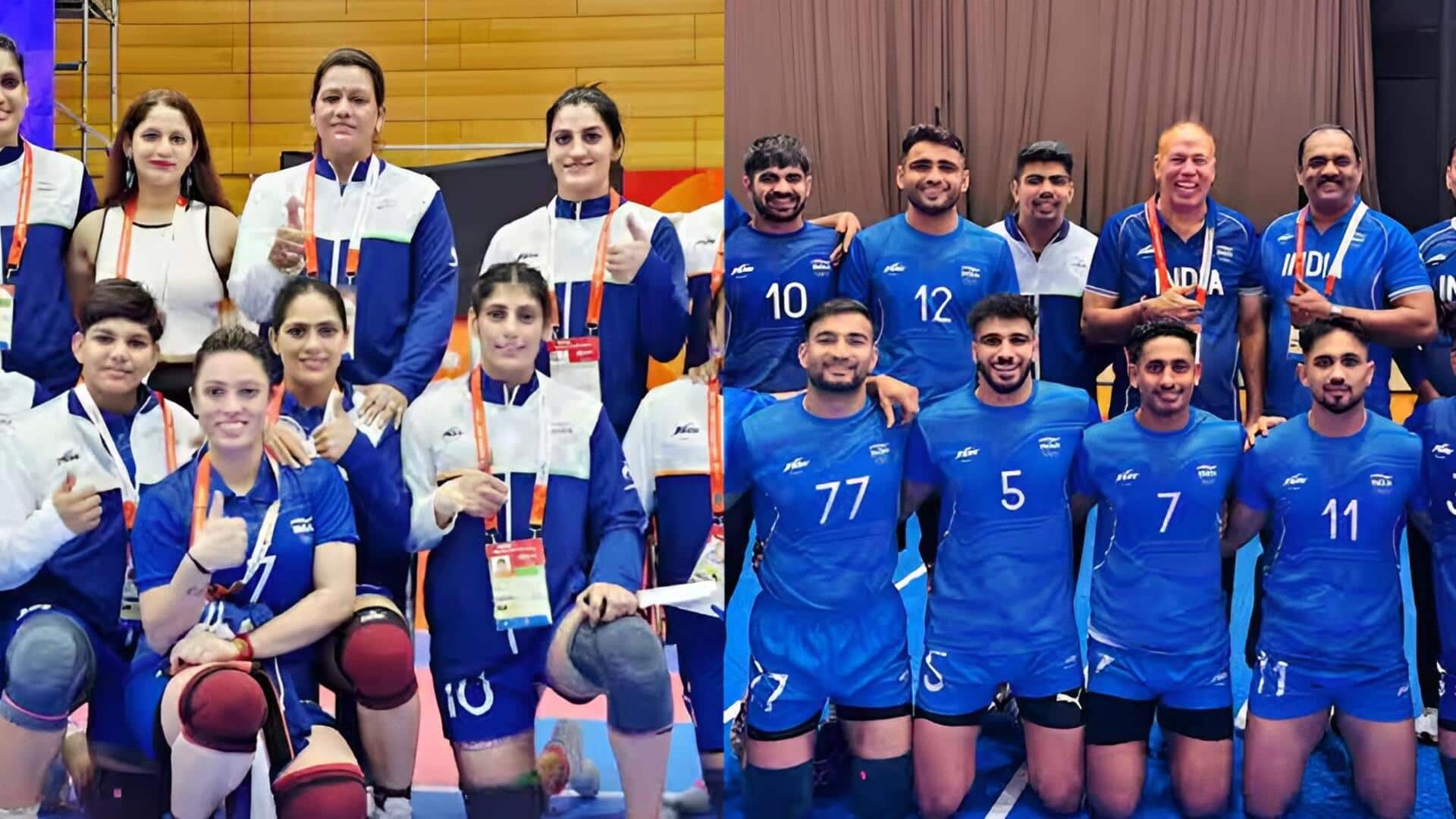 Asian Games: కబడ్డీలో భారత్‌కు డబుల్ బొనాంజా.. అమ్మాయిల బాటలో అబ్బాయిలూ పసిడి పట్టేశారు!