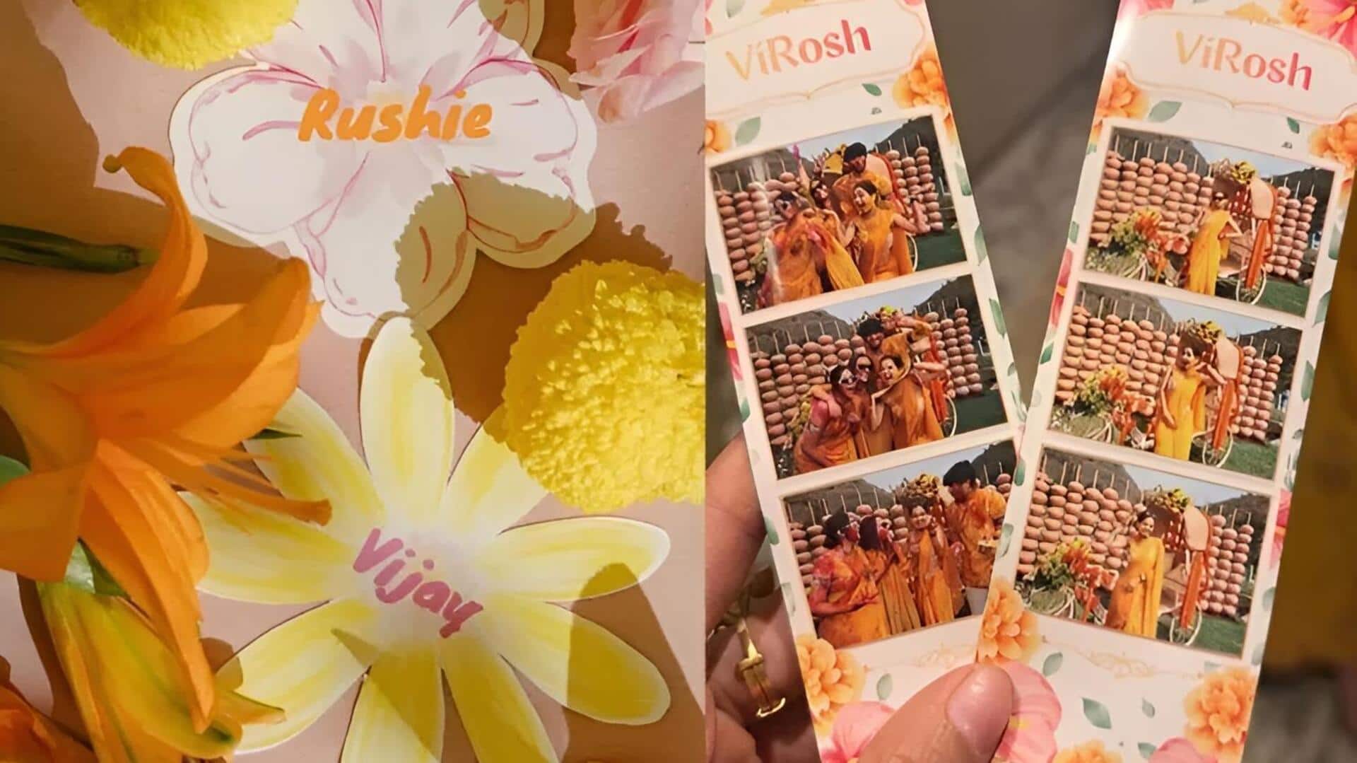 Virosh Wedding: హల్దీతో హోలీ మజా.. విజయ్-రష్మిక పెళ్లి వేడుకల్లో సినీ తారల సందడి