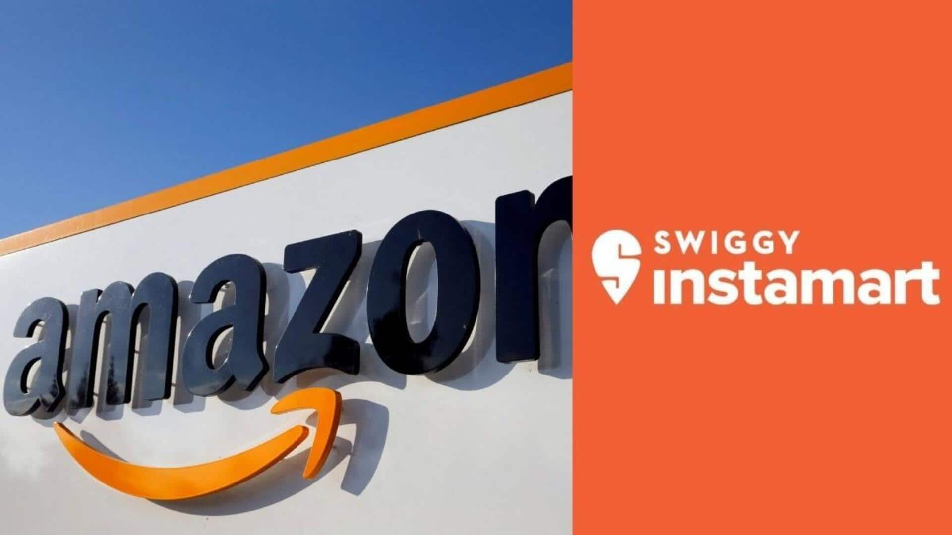 Amazon Swiggy Deal:ఇన్‌స్టామార్ట్‌ కొనుగోలుపై స్విగ్గీ తో అమెజాన్ చర్చలు 