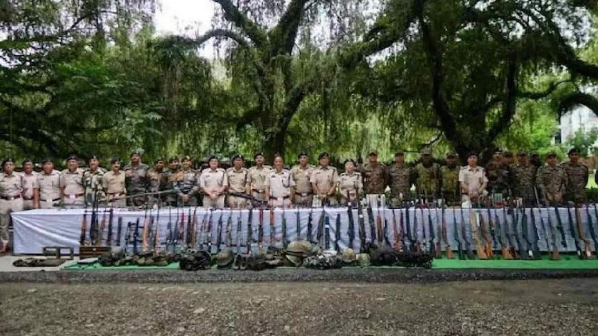  Manipur: మణిపూర్‌లో భద్రతా బలగాల దాడులు.. భారీగా ఆయుధాలు స్వాధీనం