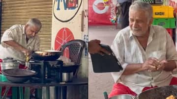 వీధి వ్యాపారీ ముఖంలో చిరునవ్వు తెప్పించిన కళాకారుడు: వీడియో వైరల్ 