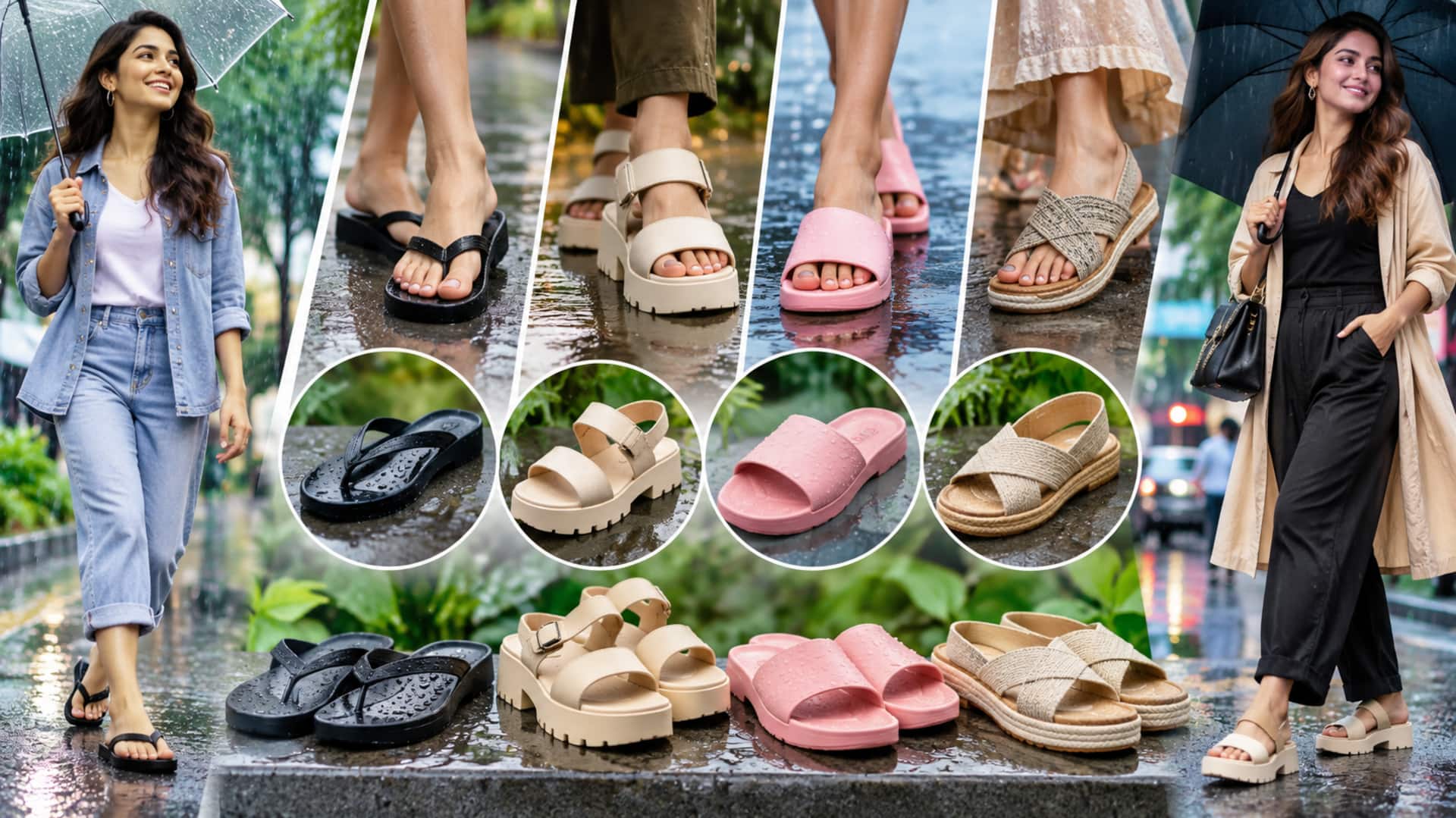 Rain Sandals: రెయిన్ శాండల్స్‌ ట్రెండ్‌.. స్టైల్‌తో పాటు సౌకర్యం అందించే డిజైన్లు ఇవే!