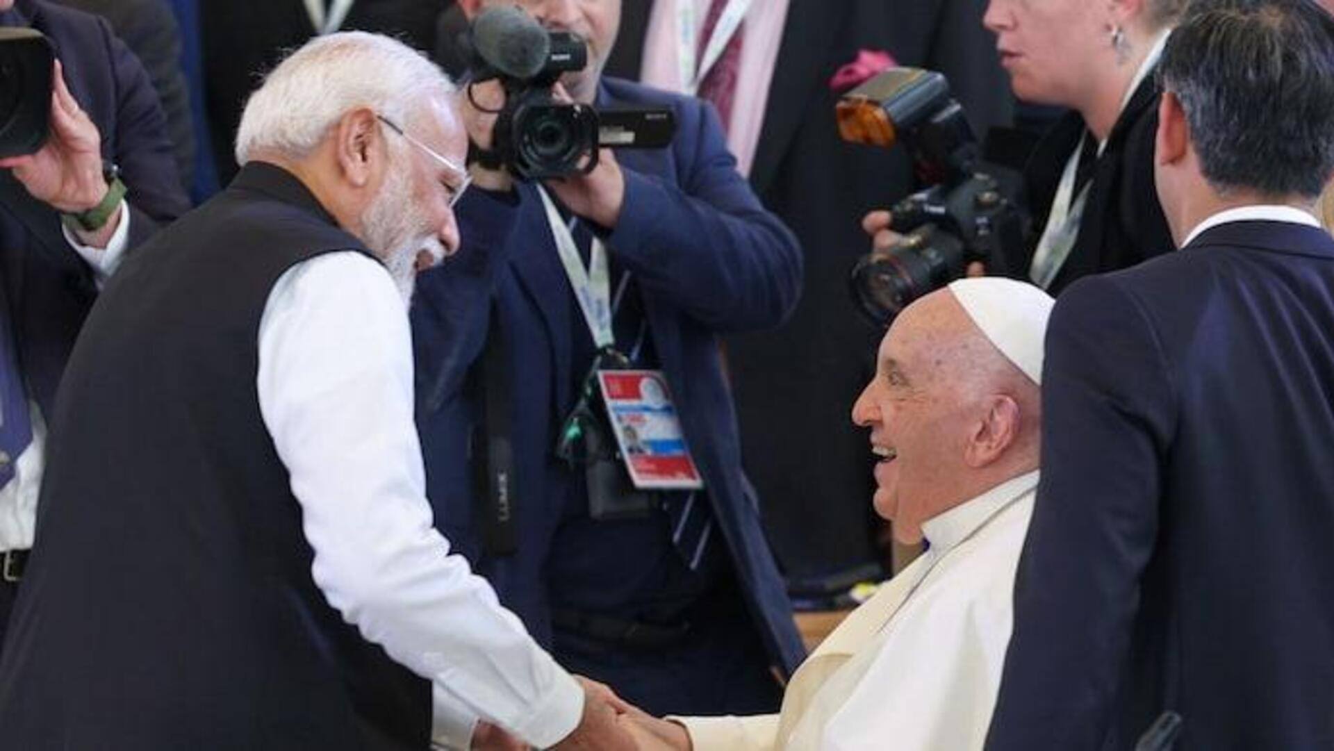 PM Modi's meet with Pope: పోప్ కు మీరిచ్చే గౌరవం ఇదేనా ? కాంగ్రెస్ ను నిలదీసిన బీజేపీ