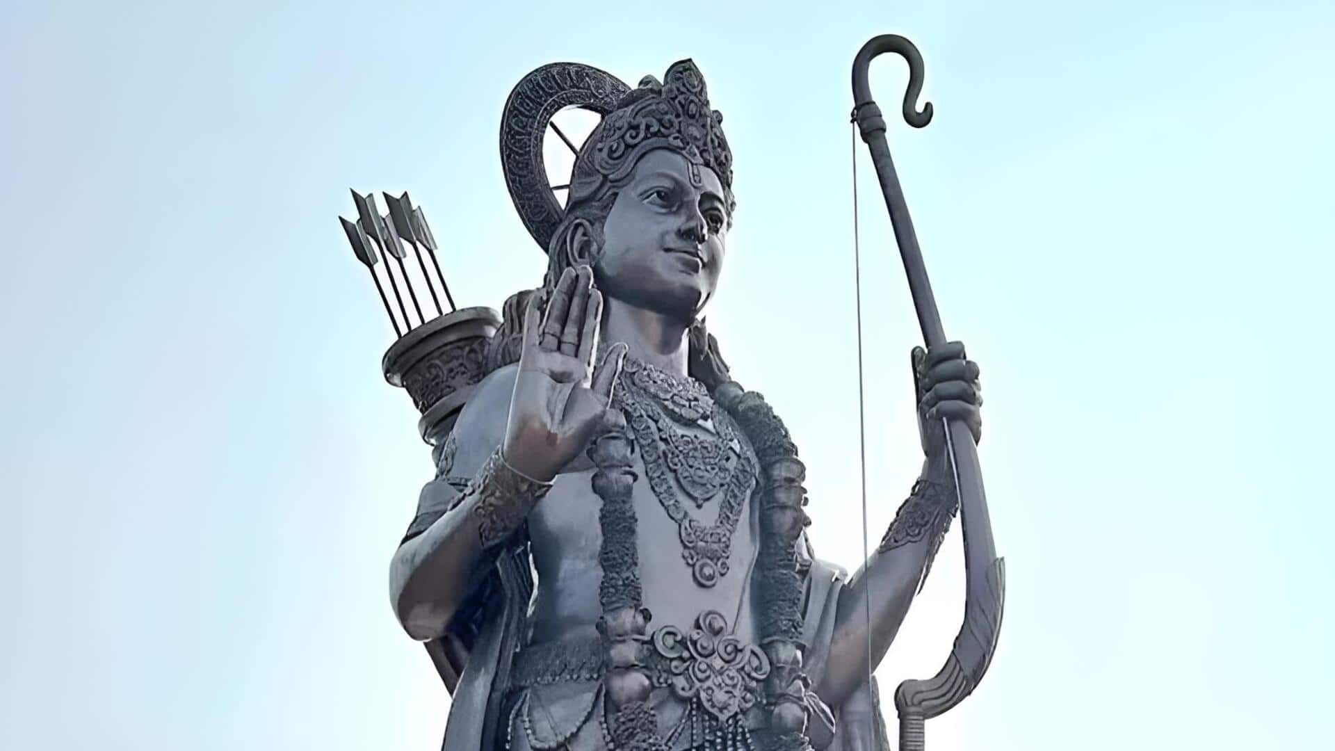 PM Modi: ప్రపంచంలోనే ఎత్తైన రాముడి విగ్రహానికి ఆవిష్కరించిన ప్రధాని మోదీ