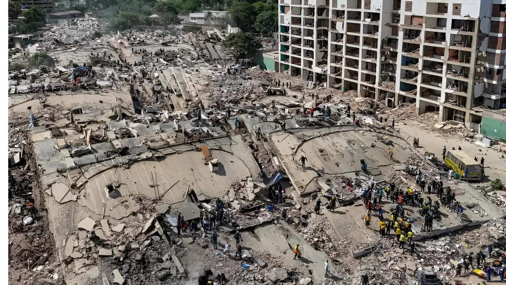 Venezuela earthquake: వెనిజులా భూకంపాల భయానక దృశ్యాలు.. డ్రోన్ వీడియో వైరల్