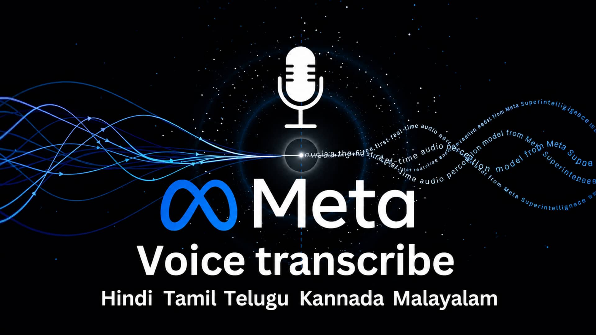 Meta: మాటలను క్షణాల్లో టెక్స్ట్‌గా మార్చే మెటా కొత్త ఏఐ.. 5 భారతీయ భాషలకు సపోర్ట్
