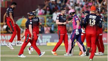 RR Vs RCB: ఆర్సీబీ బౌలర్ల విజృంభణ.. 59 పరుగులకే రాజస్థాన్ ఆలౌట్