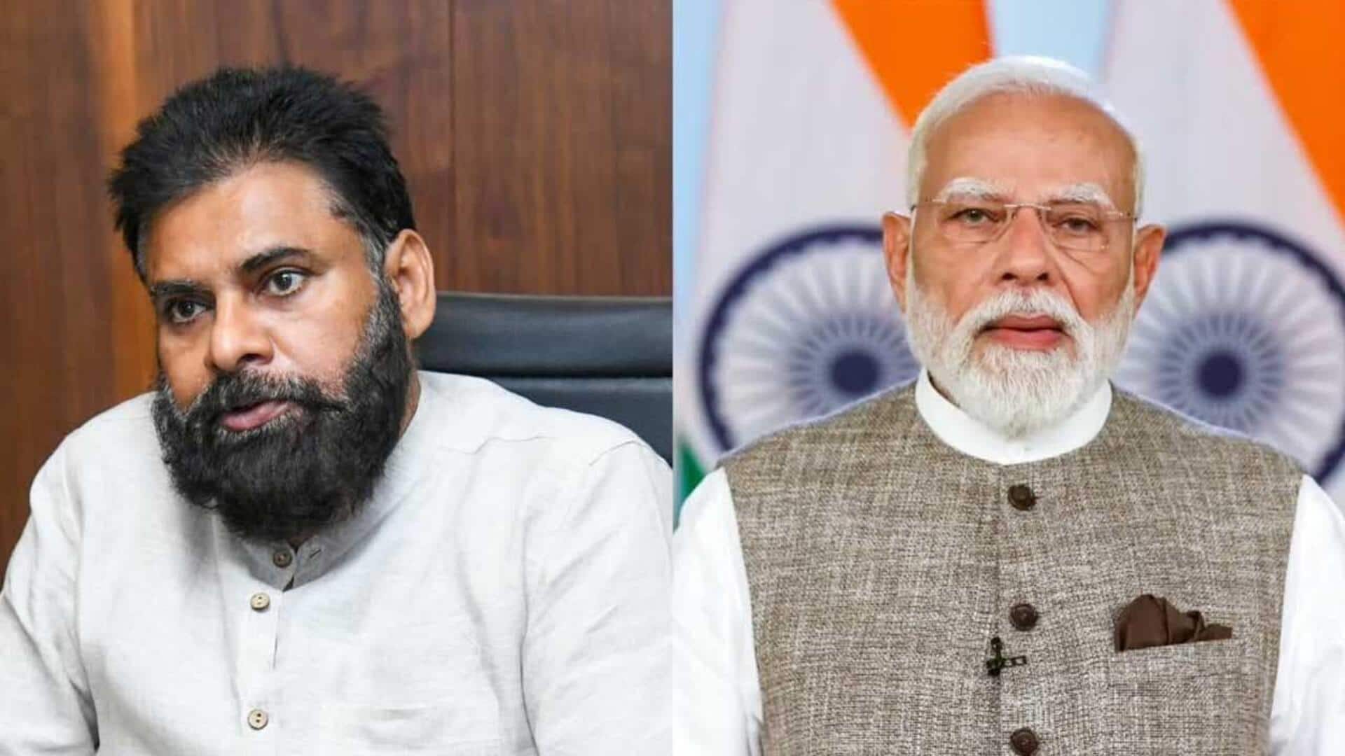 Pawan Kalyan: ఉప ముఖ్యమంత్రి పవన్ కళ్యాణ్ నివాసానికి ప్రధాని మోదీ