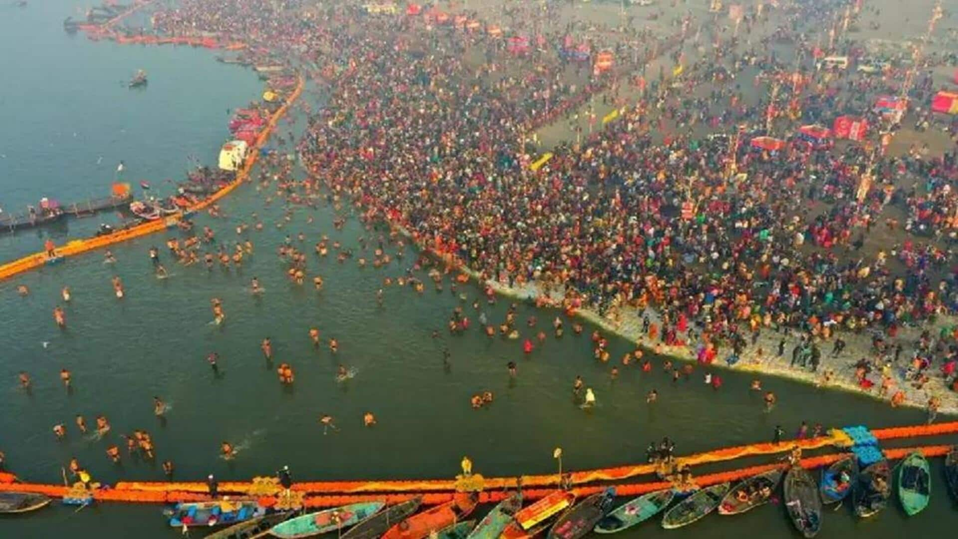 Maha Kumbh : మాఘ పౌర్ణమి పుణ్యస్నానం.. భక్తుల రద్దీతో 'నో వెహికల్‌ జోన్‌'