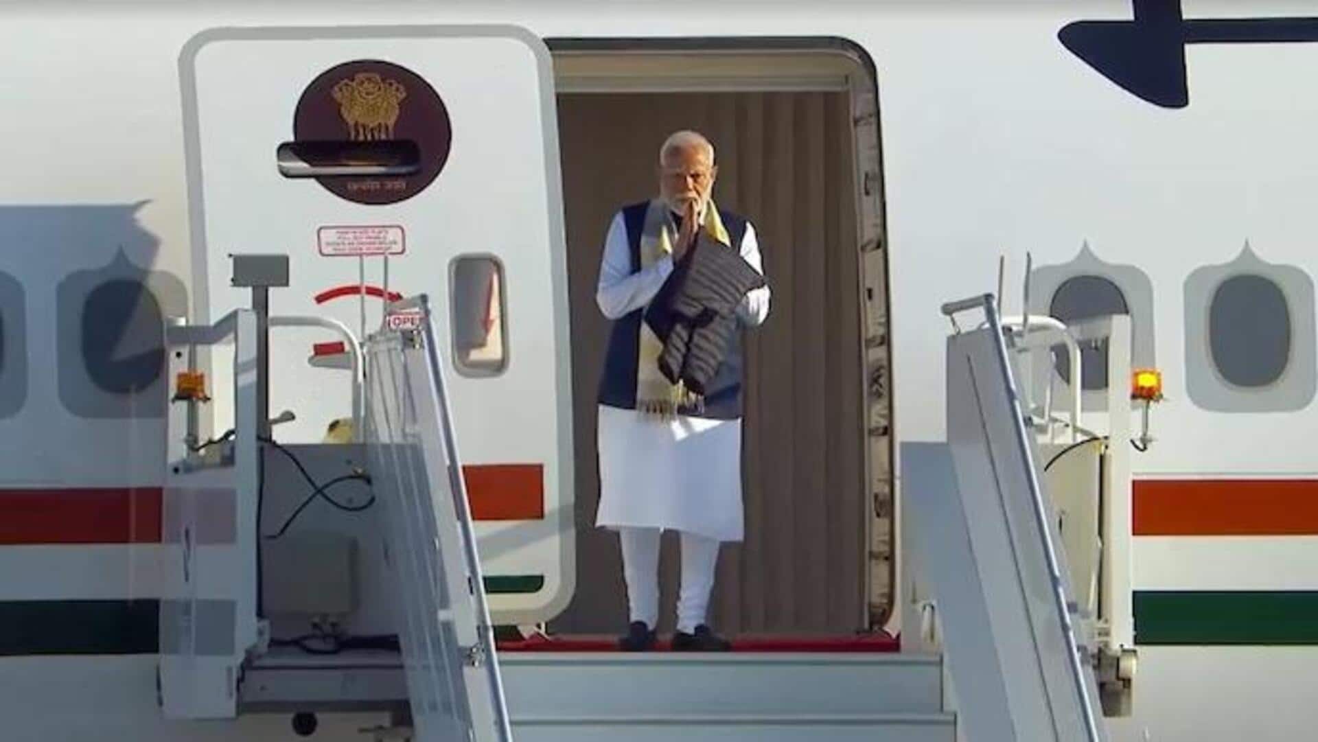 PM Modi: G-7 శిఖరాగ్ర సమావేశంలో పాల్గొనడానికి కెనడా చేరుకున్న ప్రధాని మోదీ PM Modi: G-7 శిఖరాగ్ర సమావేశంలో పాల్గొనడానికి కెనడా చేరుకున్న ప్రధాని మోదీ