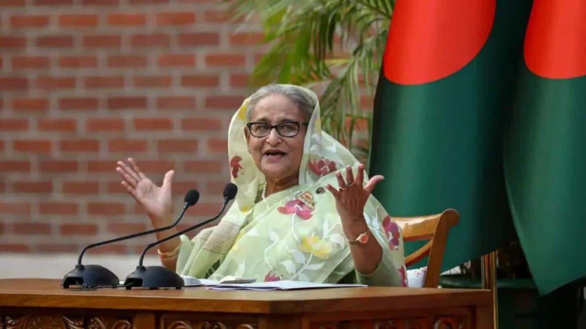 Sheikh Hasina: 'నన్ను కాల్చి గణబంధన్లో పాతిపెట్టండి'.. రాజీనామాకి ముందు ఆర్మీతో షేక్ హసీనా Sheikh Hasina: 'నన్ను కాల్చి గణబంధన్లో పాతిపెట్టండి'.. రాజీనామాకి ముందు ఆర్మీతో షేక్ హసీనా