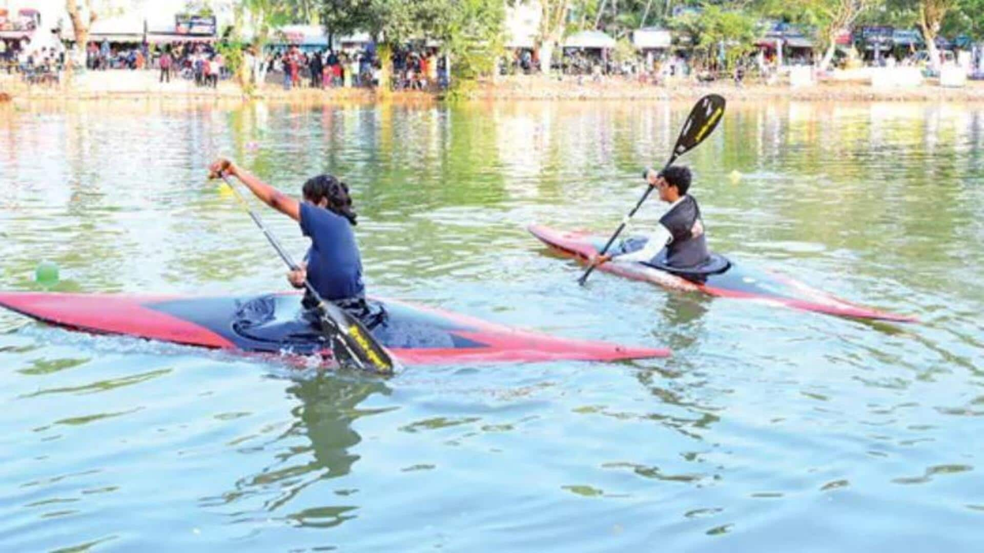 Konaseema: ఆత్రేయపురంలో కేరళ తరహా డ్రాగన్ బోటింగ్ పోటీలు