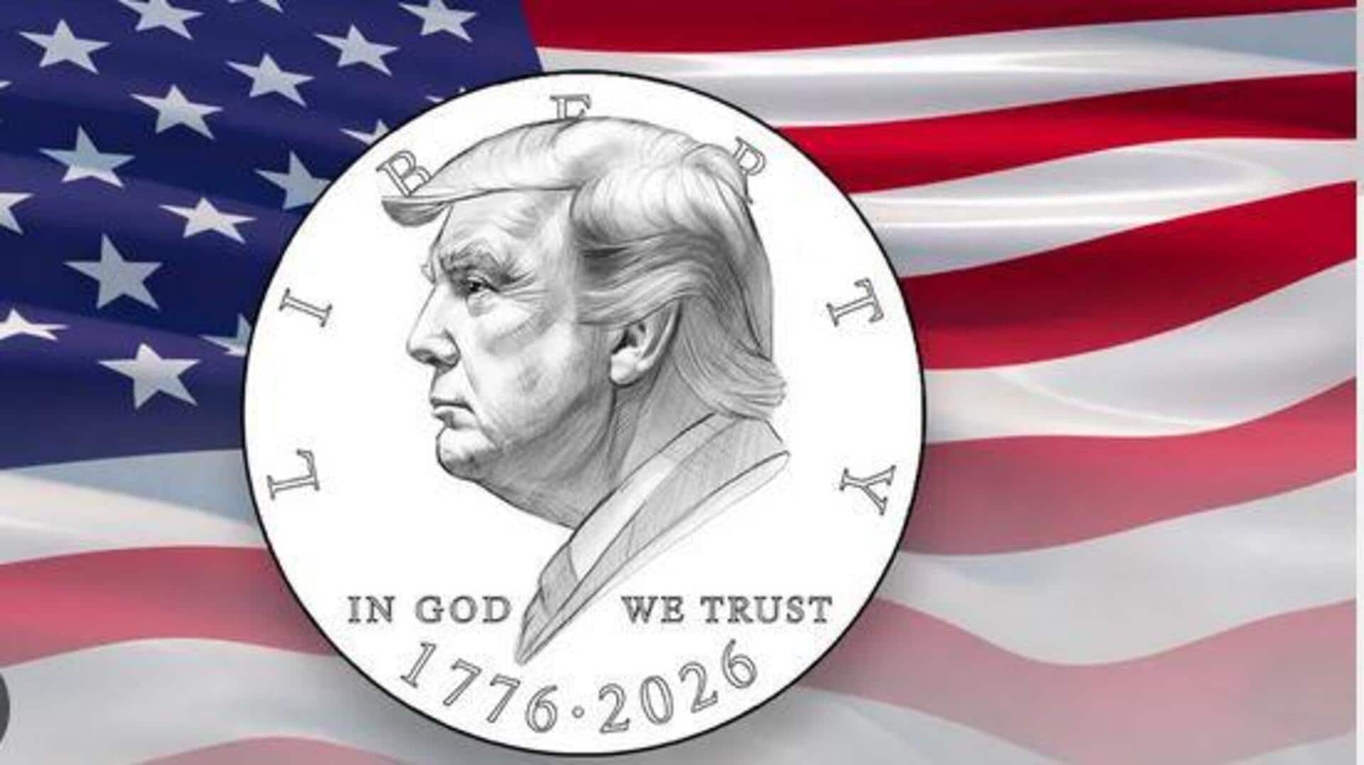 Donald Trump: అమెరికా 250వ వార్షికోత్సవం.. ట్రంప్ ఫొటోతో ప్రత్యేక నాణెం విడుదల!