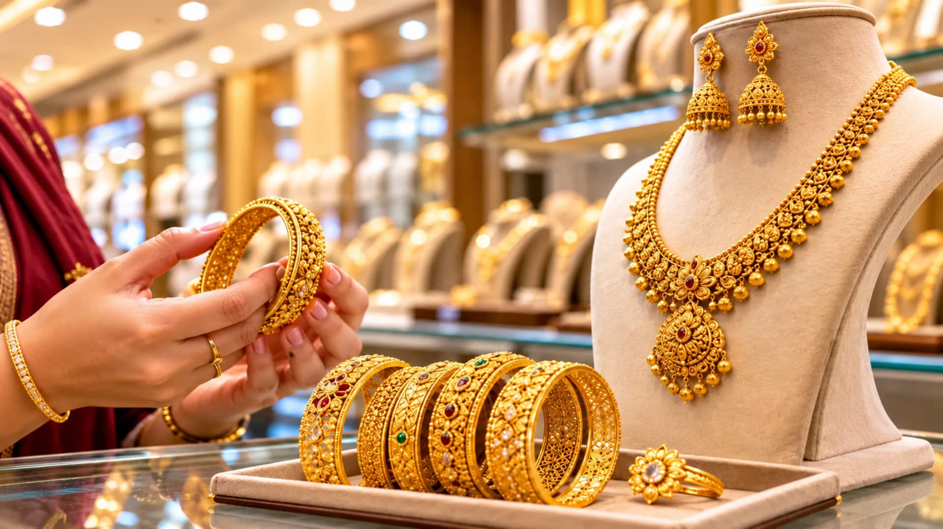 Gold Prices Today: పండుగల వేళ బంగారం కొనేవారికి ఊరట.. ఒక్కసారిగా ధరలు డౌన్.. నేటి ధరలు ఇవే..