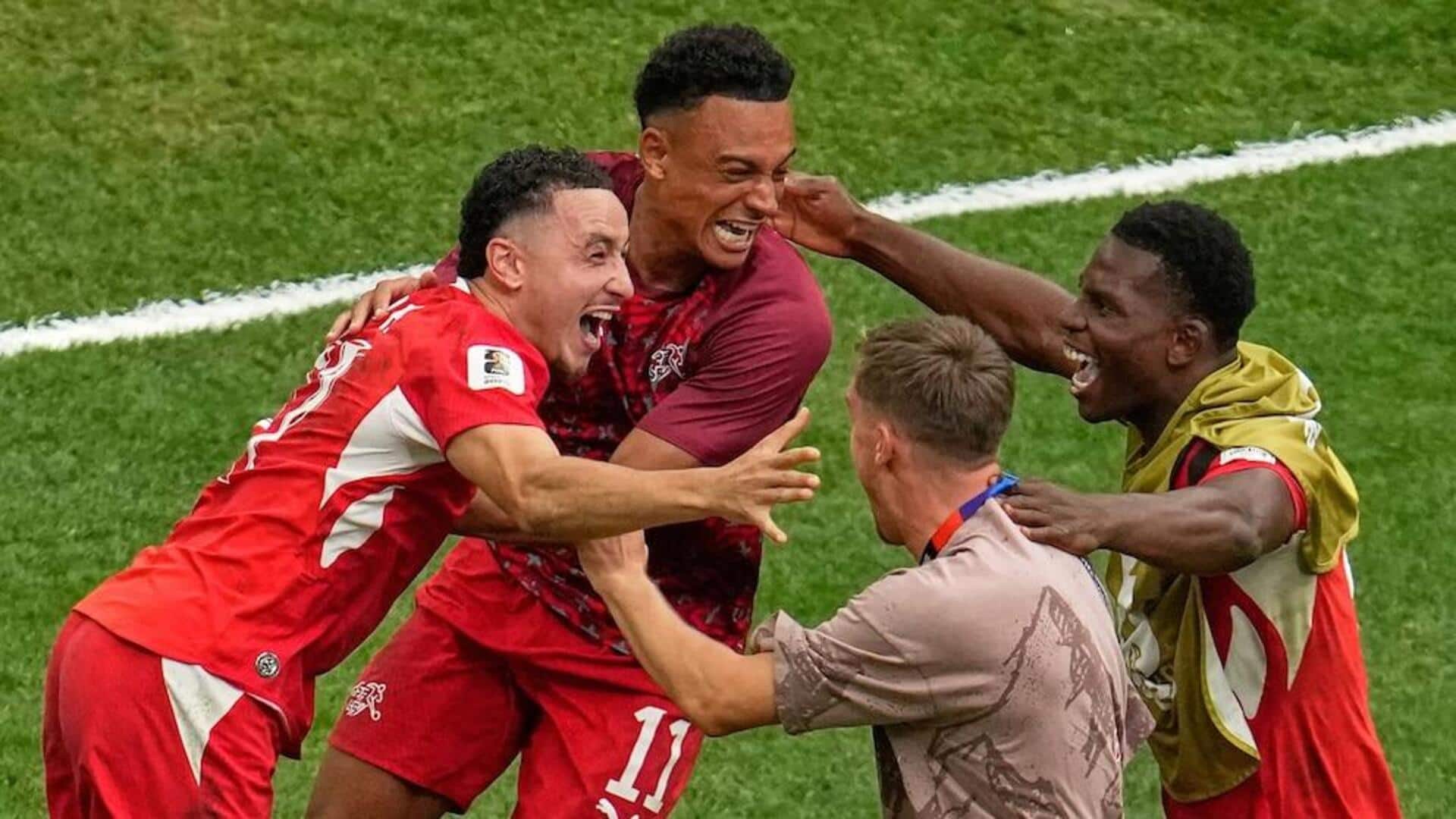 Fifa World Cup: పెనాల్టీ షూటౌట్‌లో స్విస్ విజయం.. కొలంబియా టోర్నీకి వీడ్కోలు