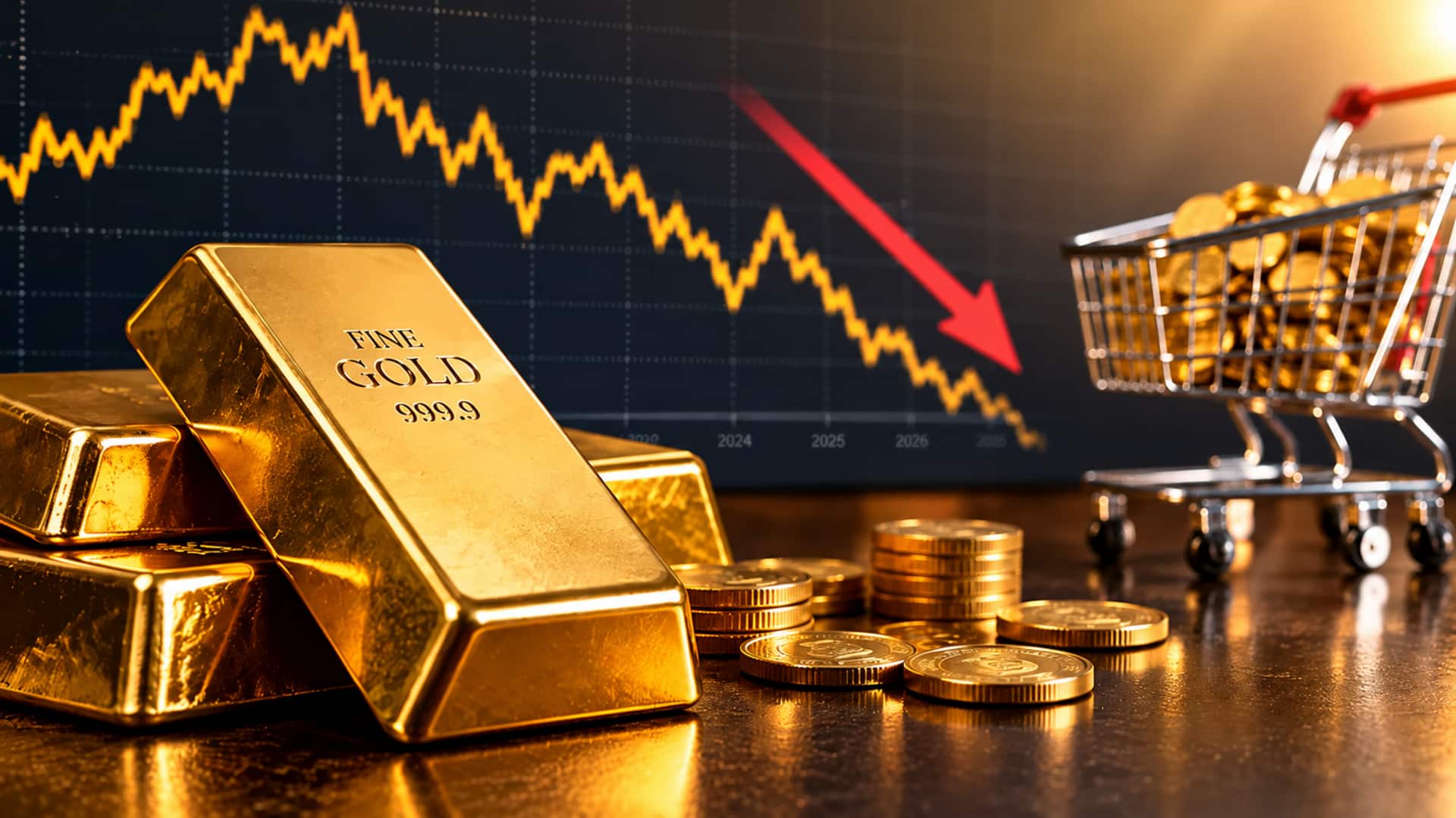 Gold Price Fall: బంగారం ధరలు 7 శాతం పతనం.. పండుగలకు కొనుగోళ్లు పెరుగుతాయా?
